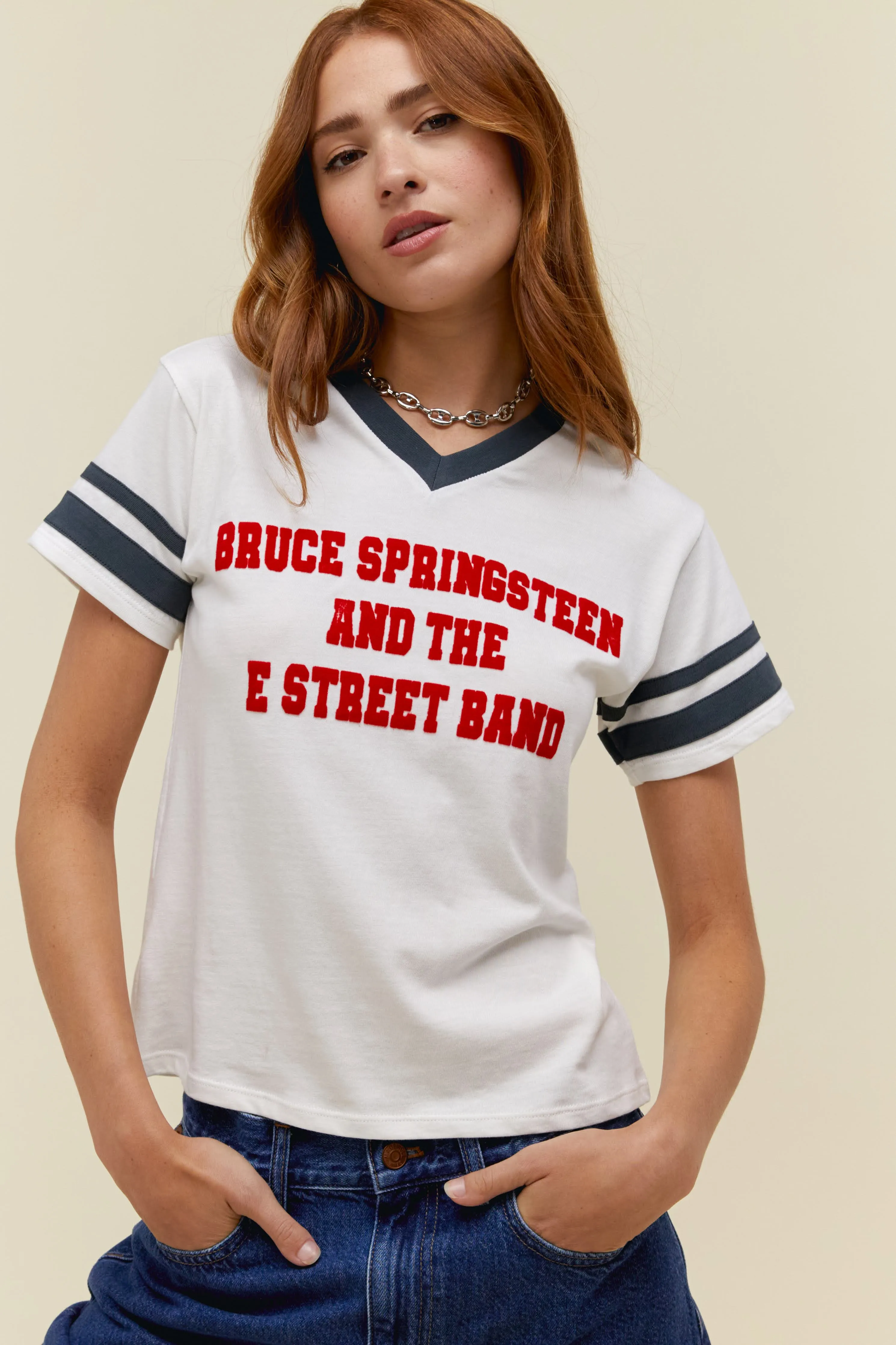 Bruce Springsteen And The E Street Band Sporty Tee sold by Daydreamer
