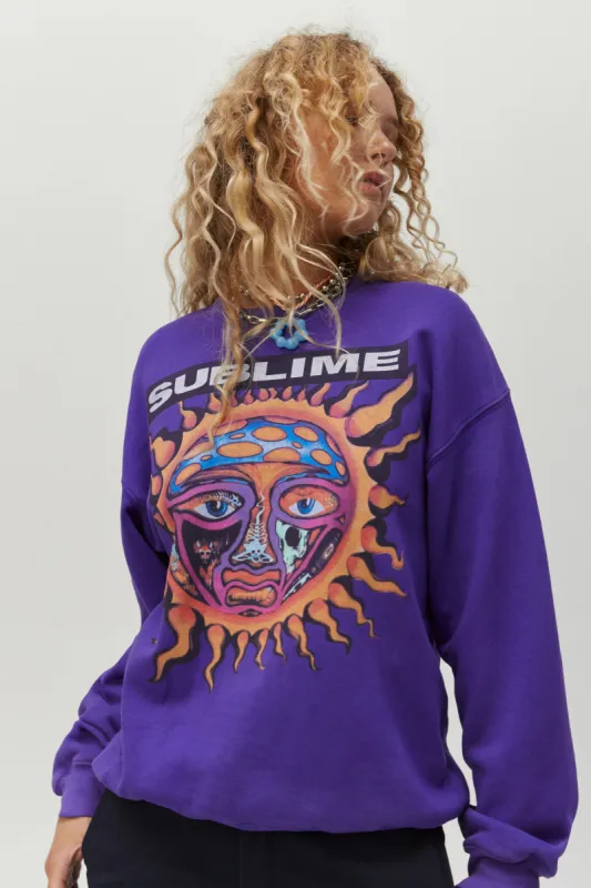 KITH Treats Desert Sunrise Nelson クルーネック スウェット Kith Treats Desert Sunrise Nelson Crewneck - Helium | Parallel