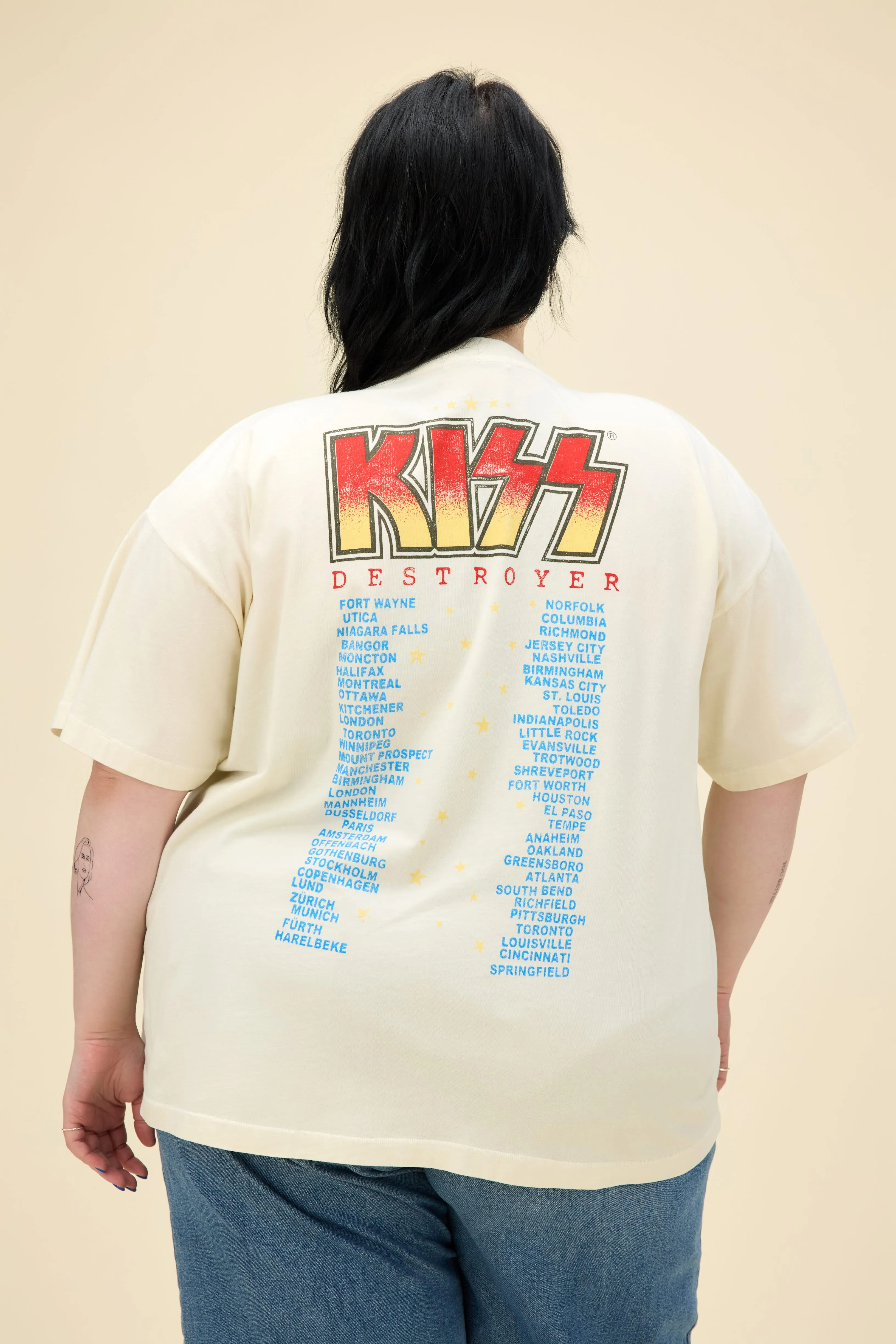 Kiss Destroyer Tour 76 Merch Tee ES sold by Daydreamer product image thumbnail 2