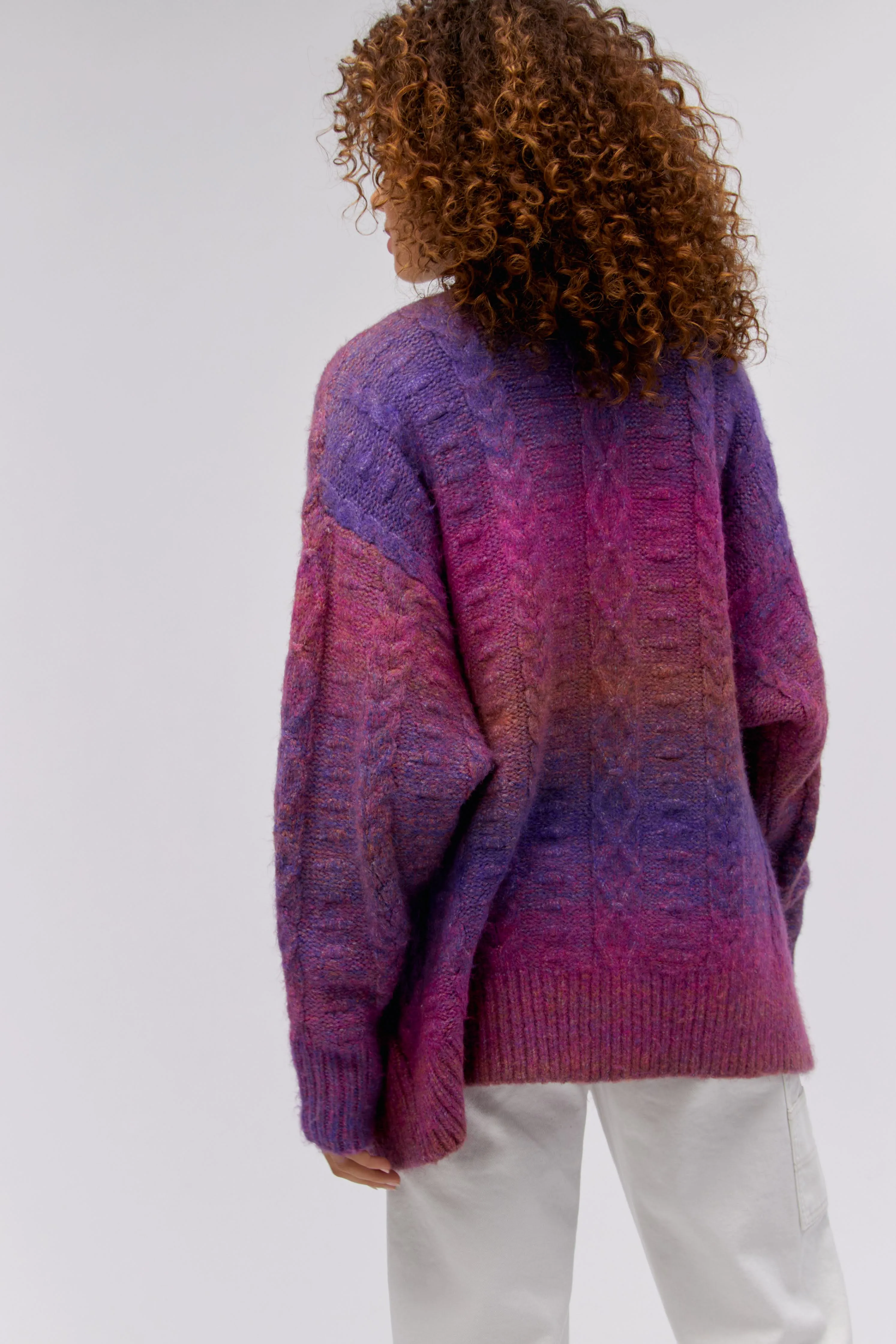 Ombre Cardigan in Wild Orchid sold by Daydreamer product image thumbnail 2