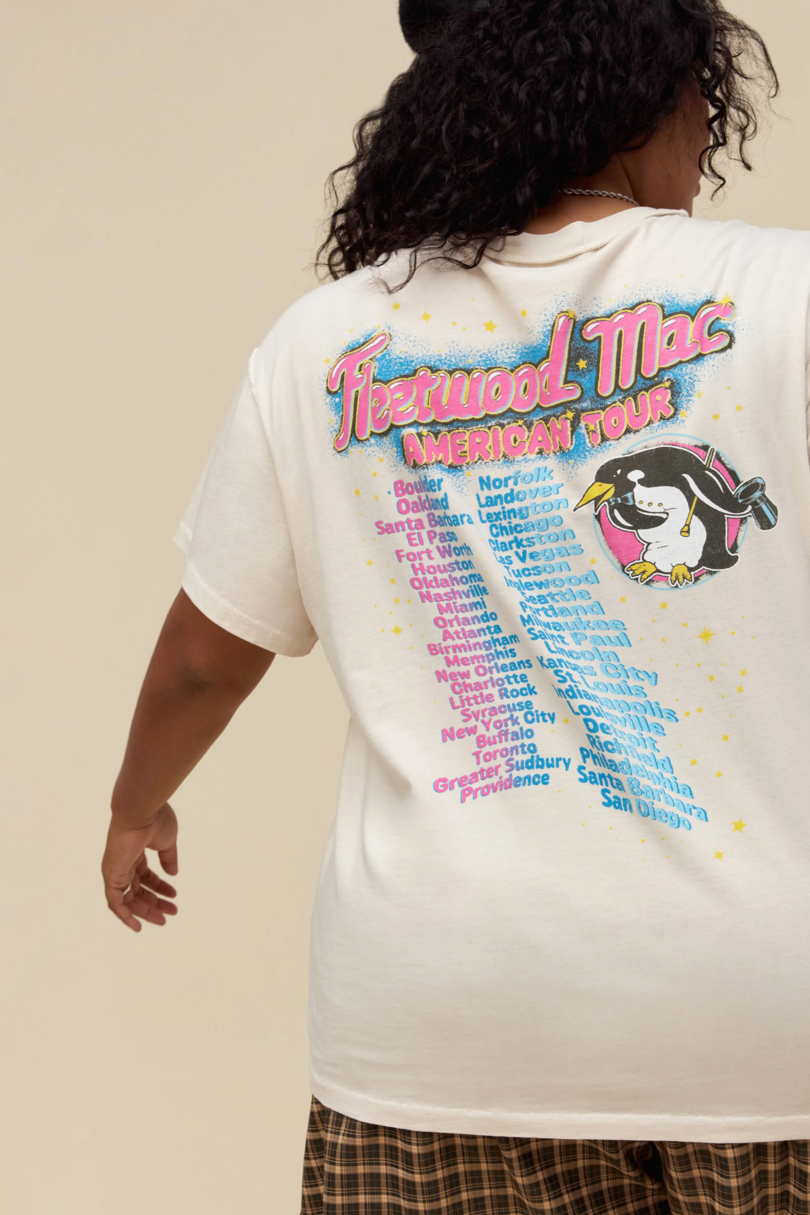 Fleetwood Mac American Tour Reverse Tour Tee ES sold by Daydreamer product image thumbnail 2