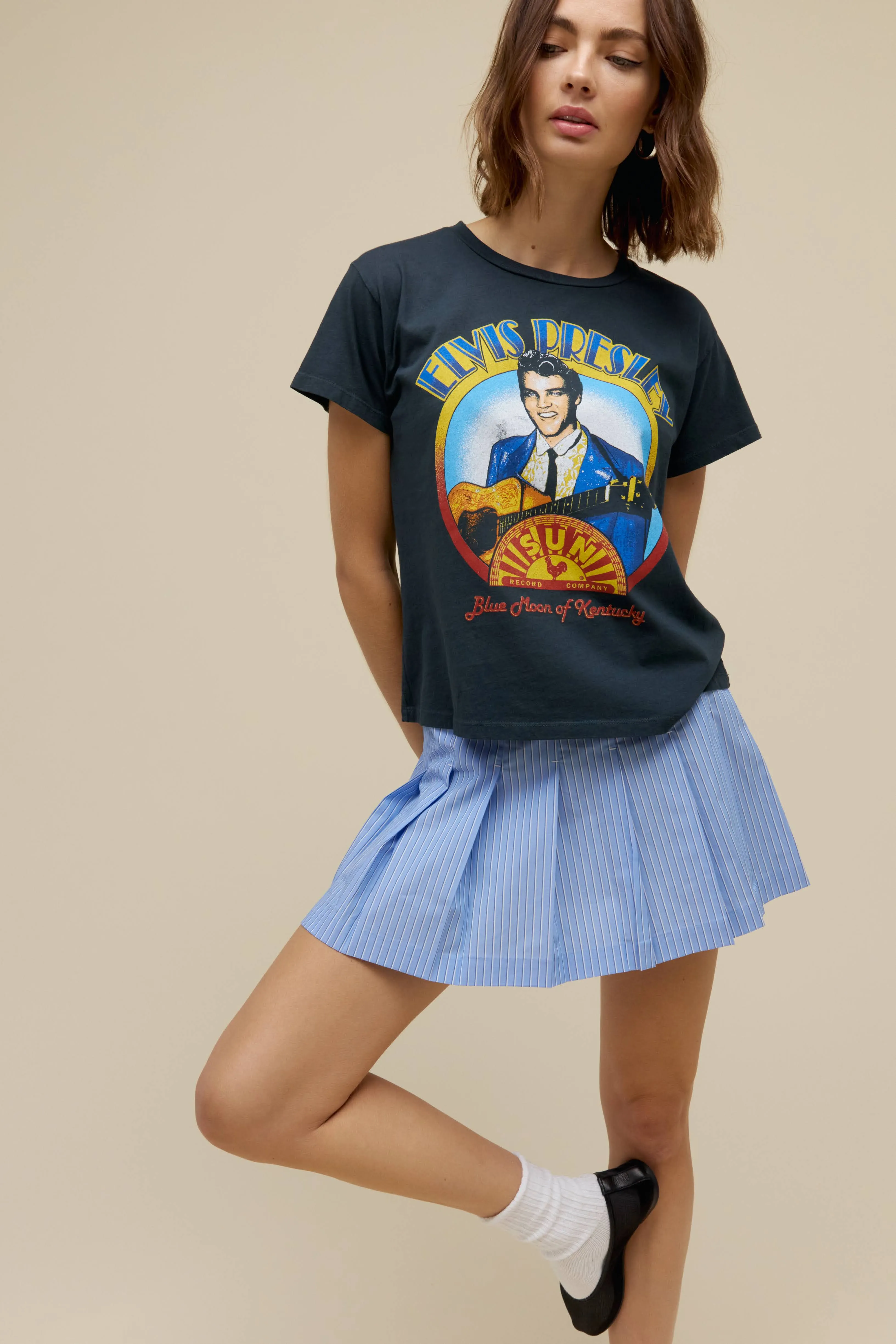 Sun Records x Elvis Blue Moon Solo Tee sold by Daydreamer product image thumbnail 2
