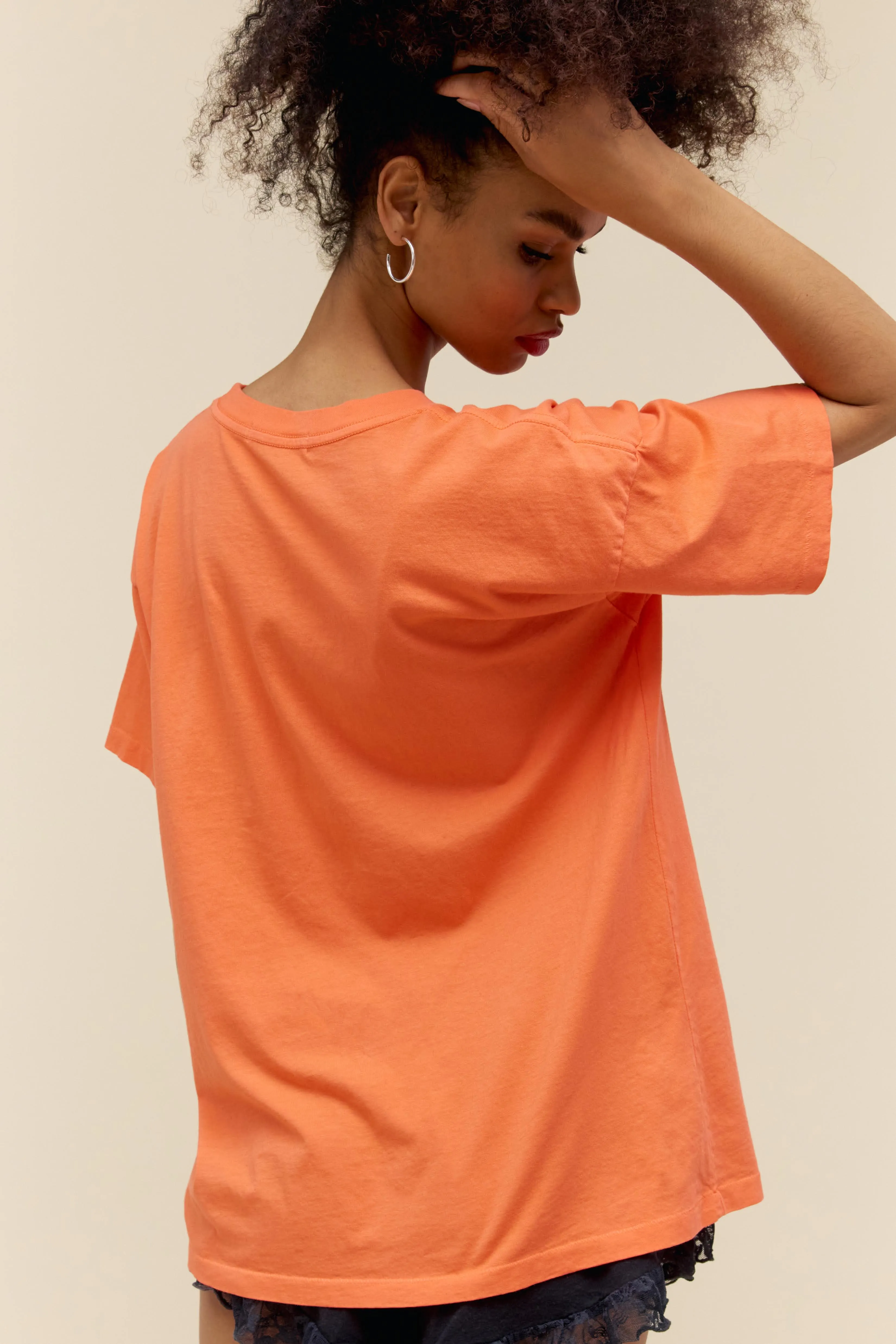 Metallica Damage Inc Tour 1986 Merch Tee in Coral Sunset sold by Daydreamer product image thumbnail 5