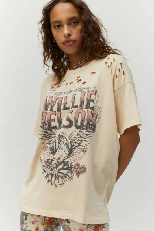 Willie Nelson Eagle Merch Tee sold by Daydreamer