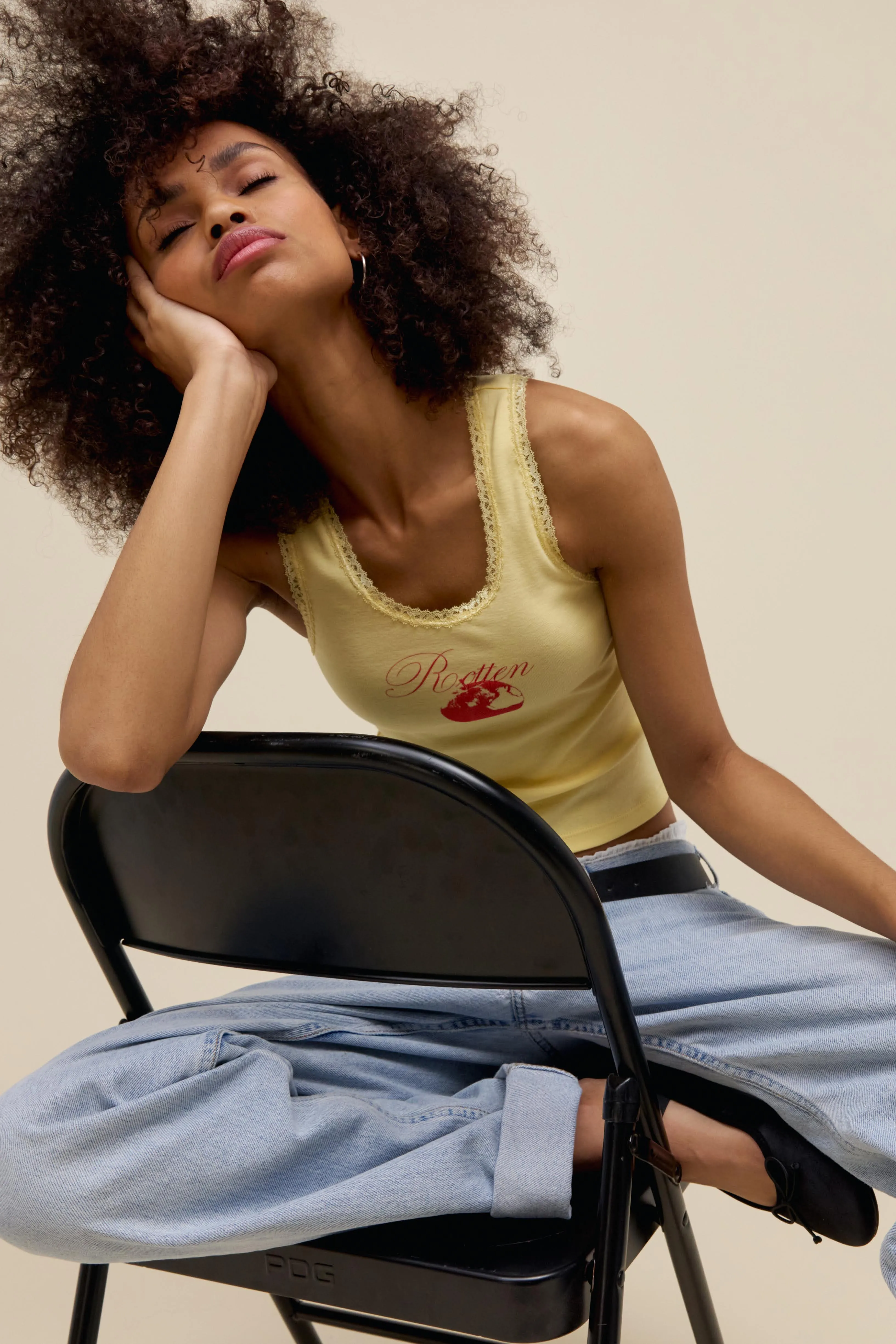 Rotten Lace Trim Tank sold by Daydreamer product image thumbnail 5