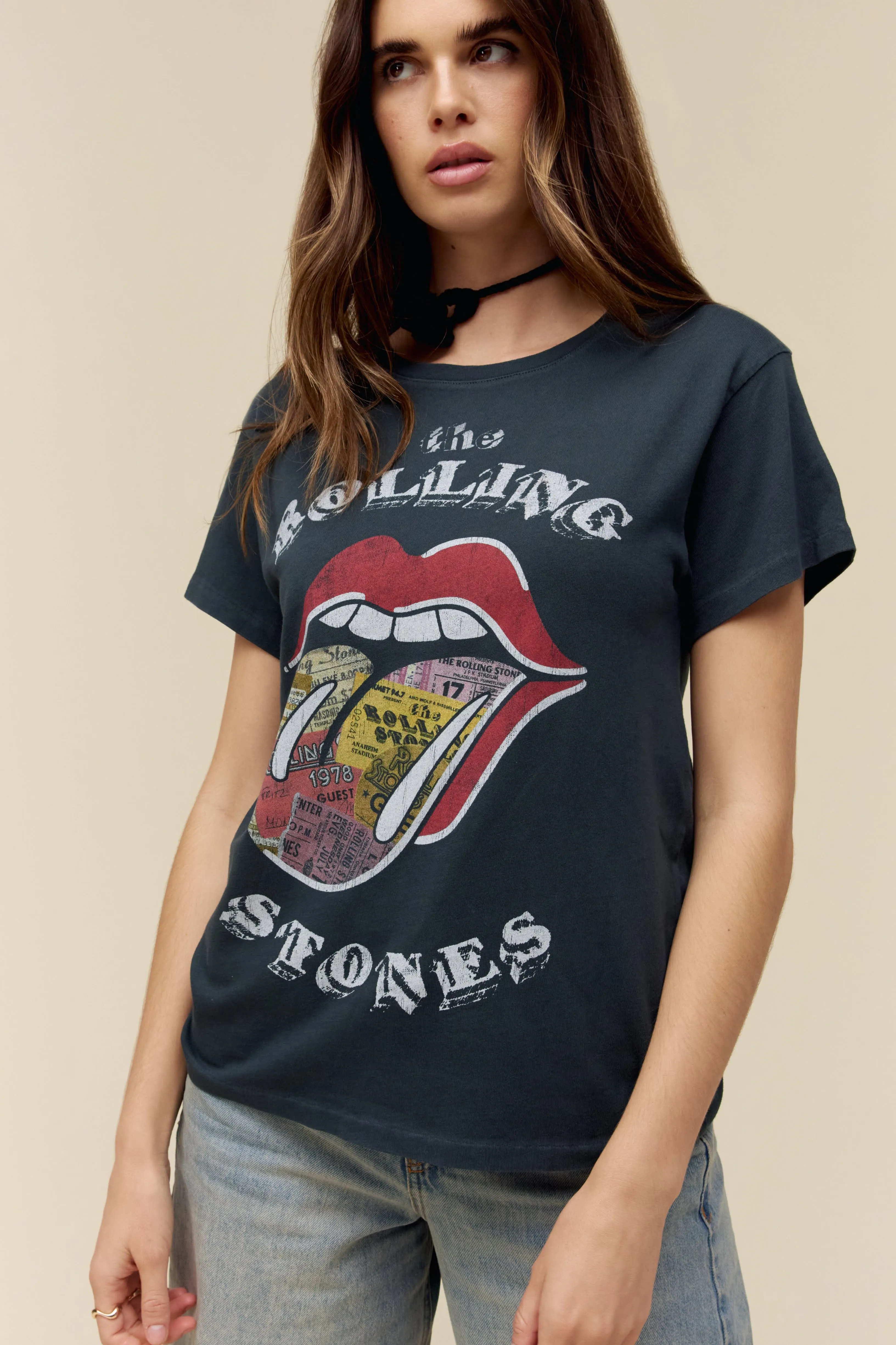Rolling Stones Ticket Fill Tongue Tour Tee sold by Daydreamer