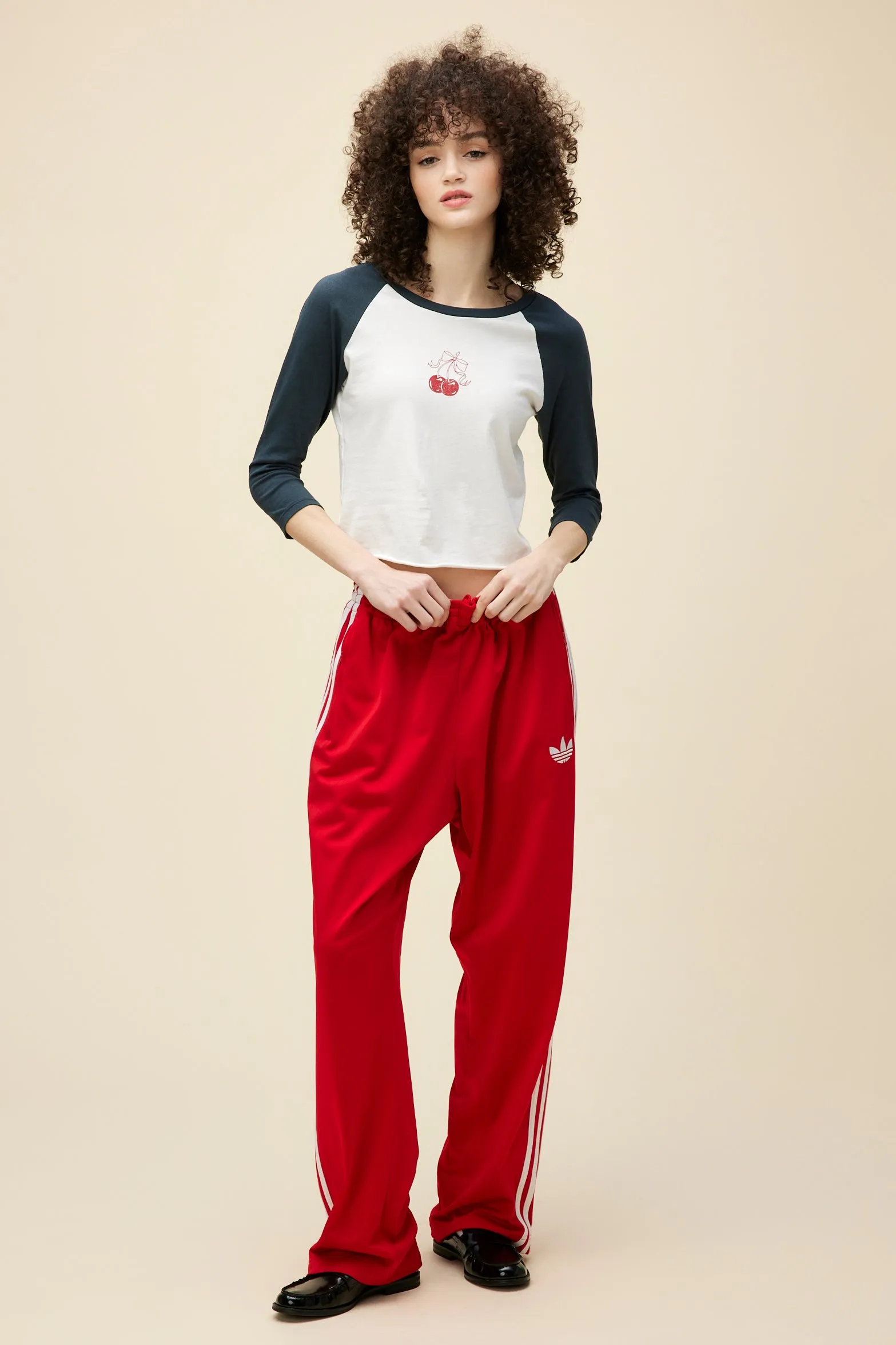 Cherries Vintage Raglan sold by Daydreamer product image thumbnail 3