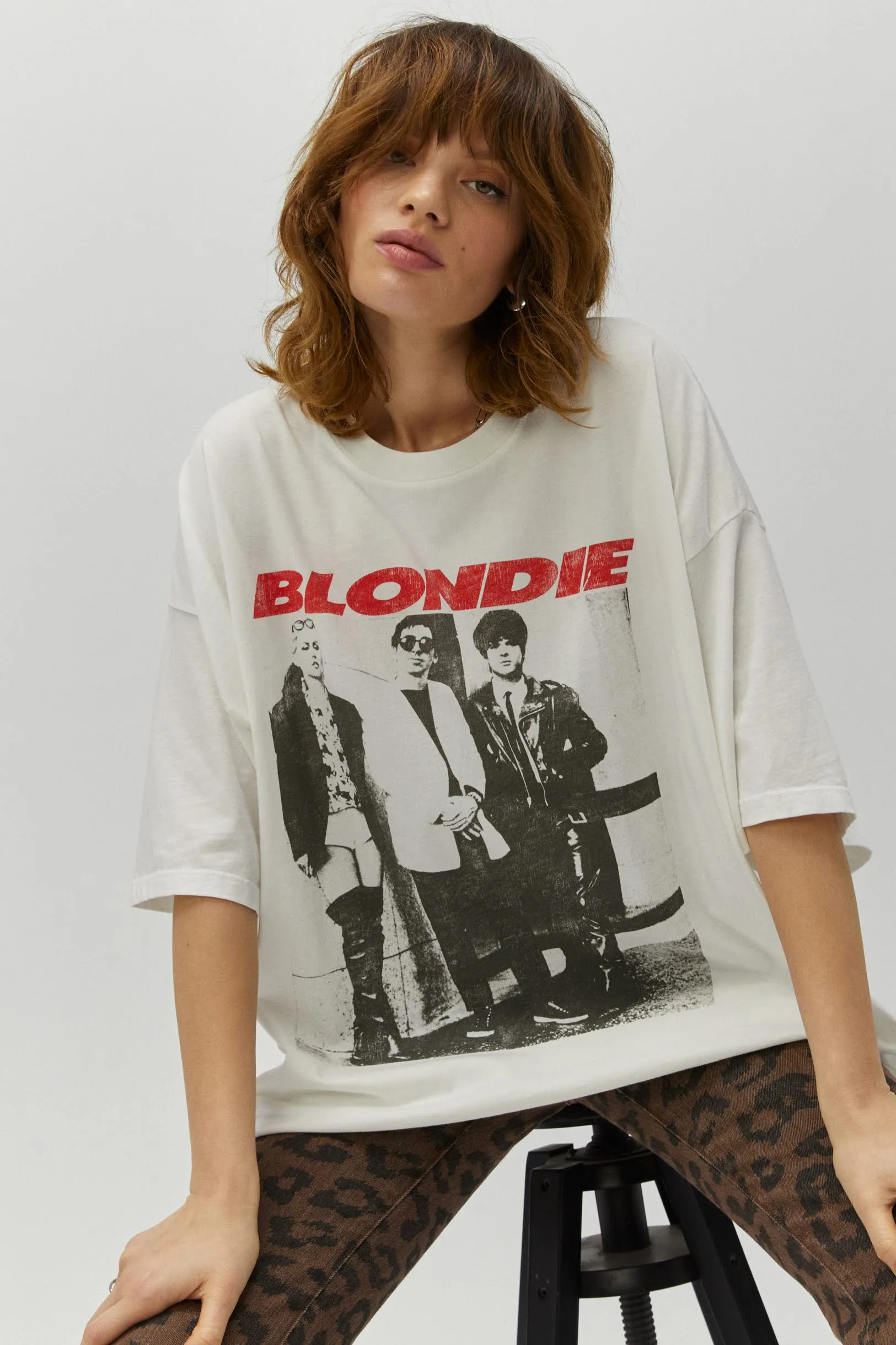 Blondie Self-Titled OS Tee sold by Daydreamer product image thumbnail 4