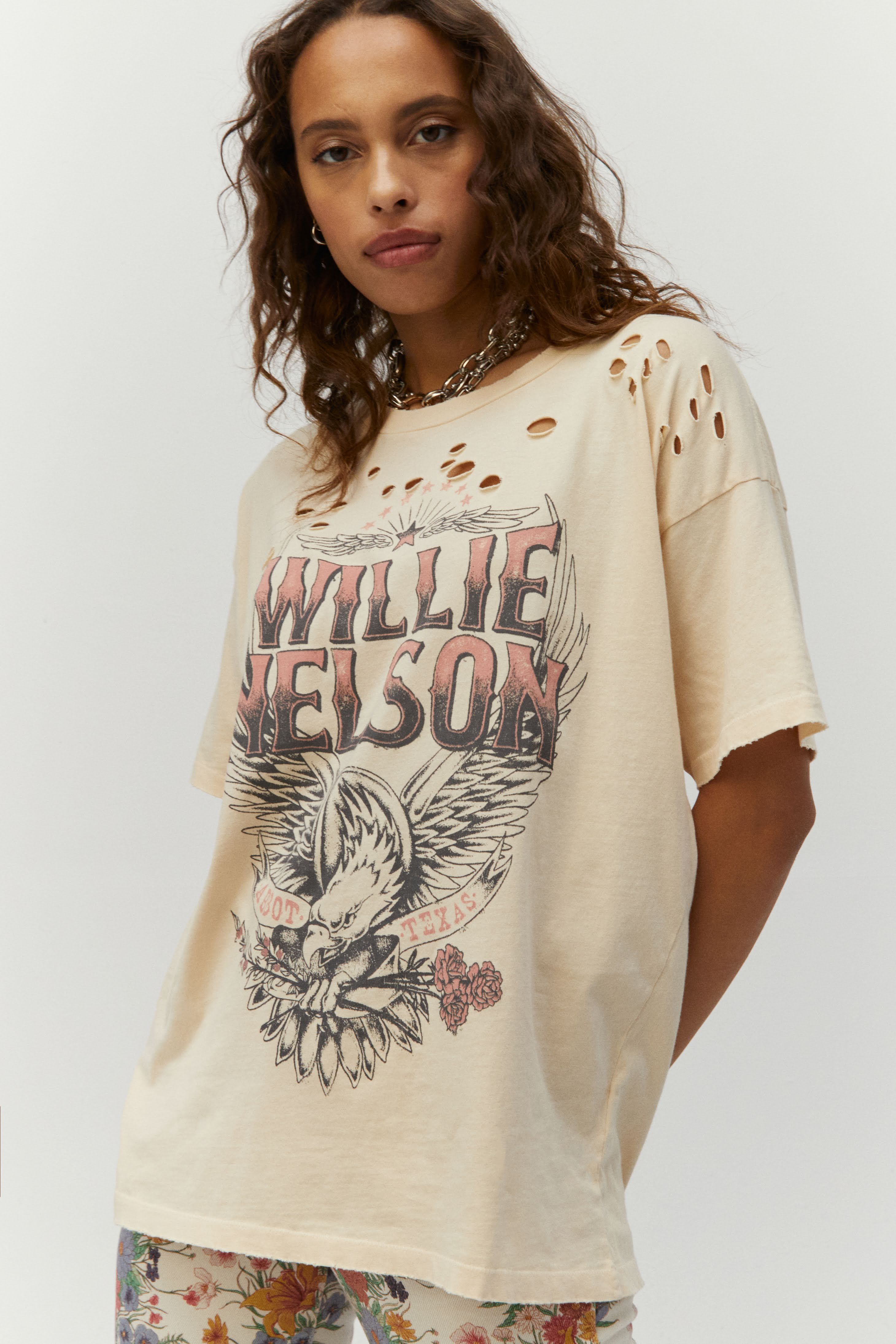 Willie Nelson Eagle Merch Tee sold by Daydreamer