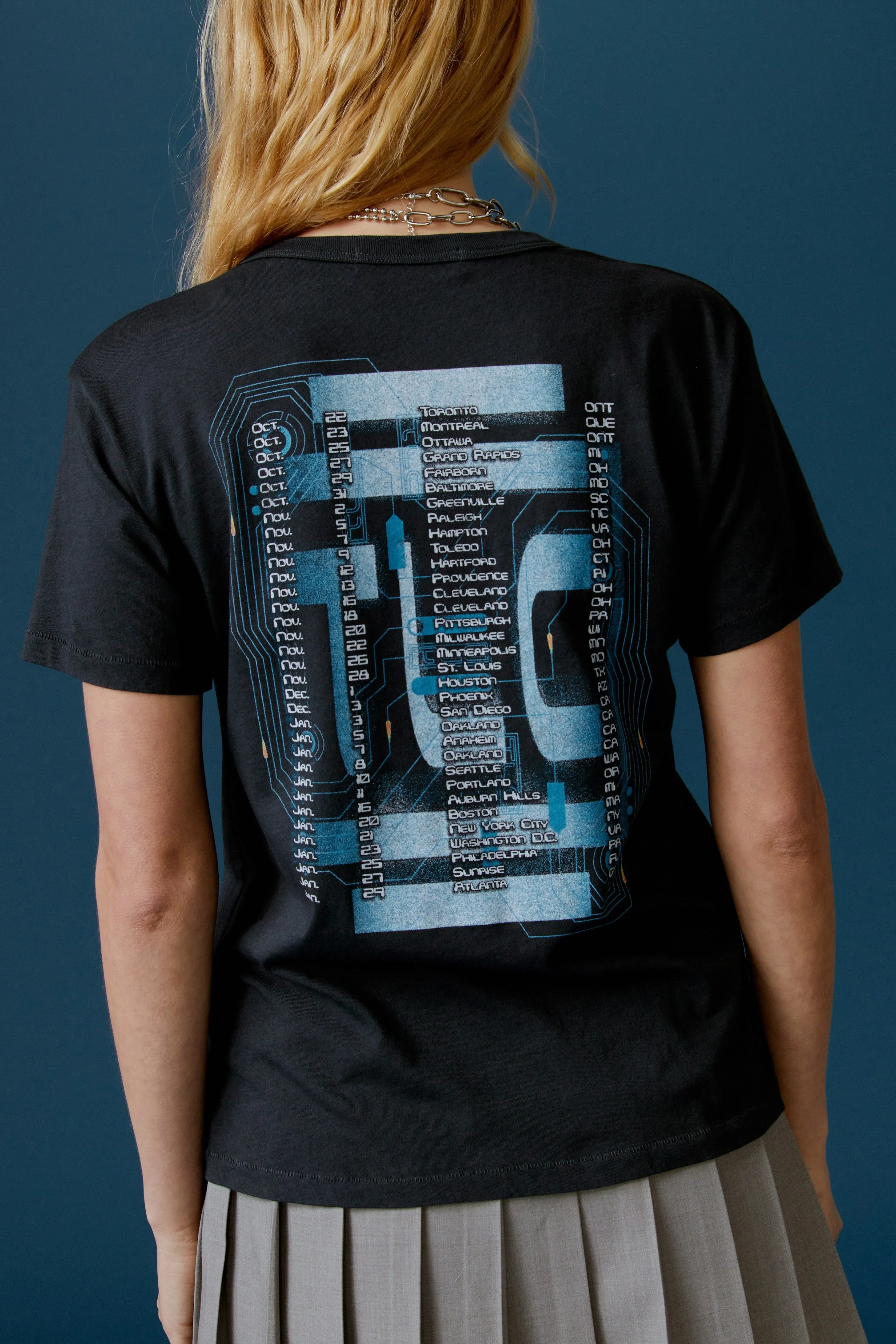 TLC Fanmail Circuit Board Ringer Tee sold by Daydreamer product image thumbnail 5