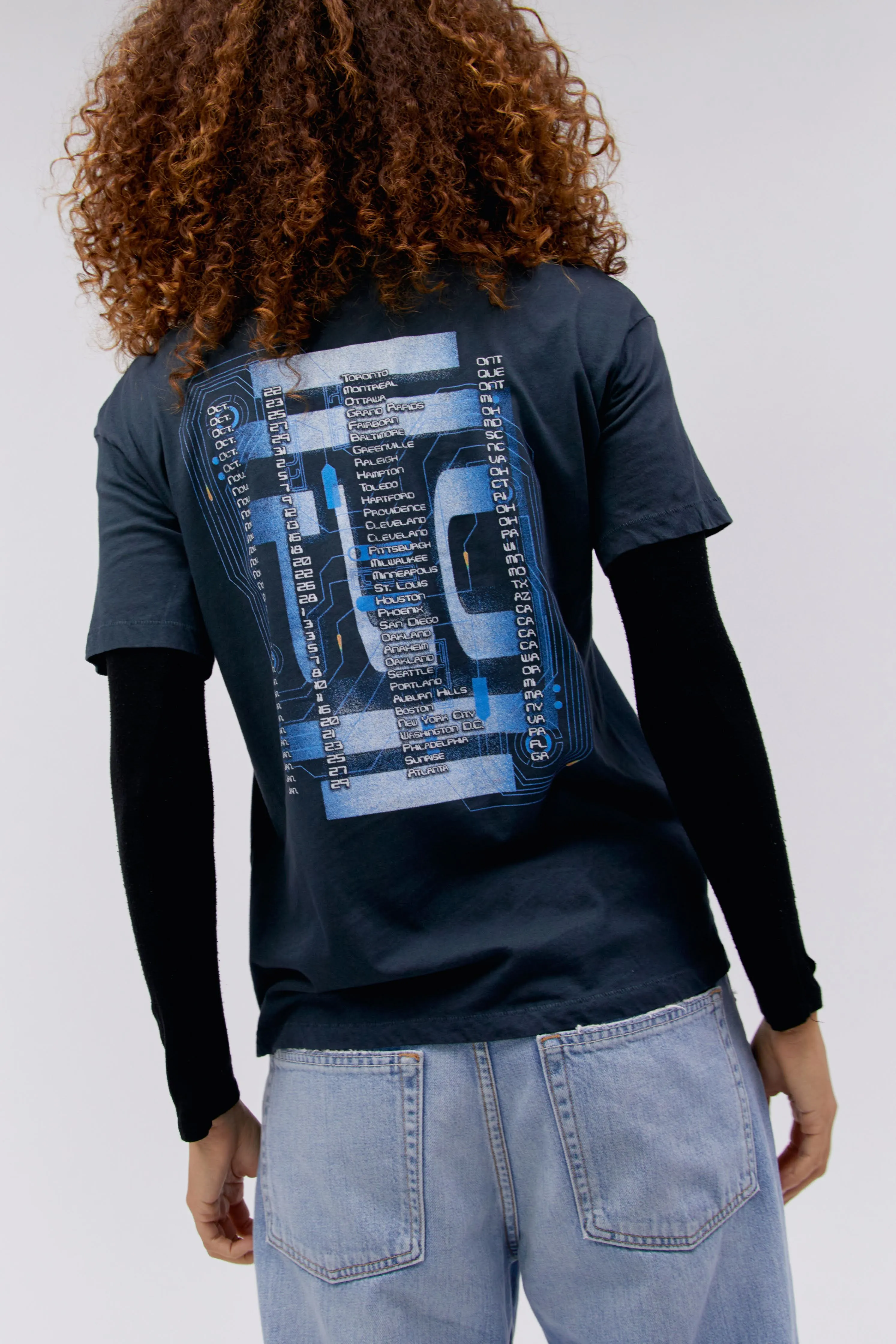 TLC Fanmail Circuit Board Ringer Tee sold by Daydreamer product image thumbnail 2