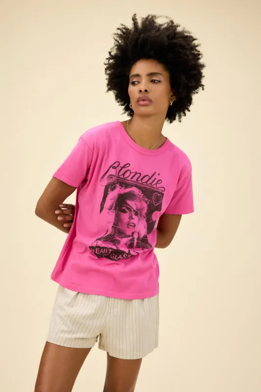 Blondie Heart of Glass Flyer Ringer Tee sold by Daydreamer