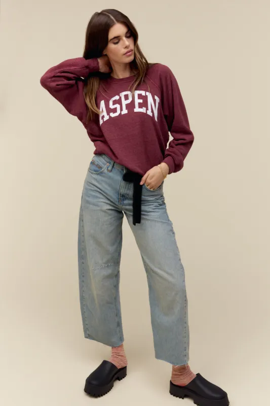 Aspen Raglan Crew sold by Daydreamer