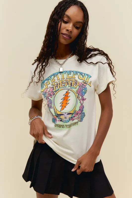 Grateful Dead Spring Tour 1977 Tour Tee sold by Daydreamer