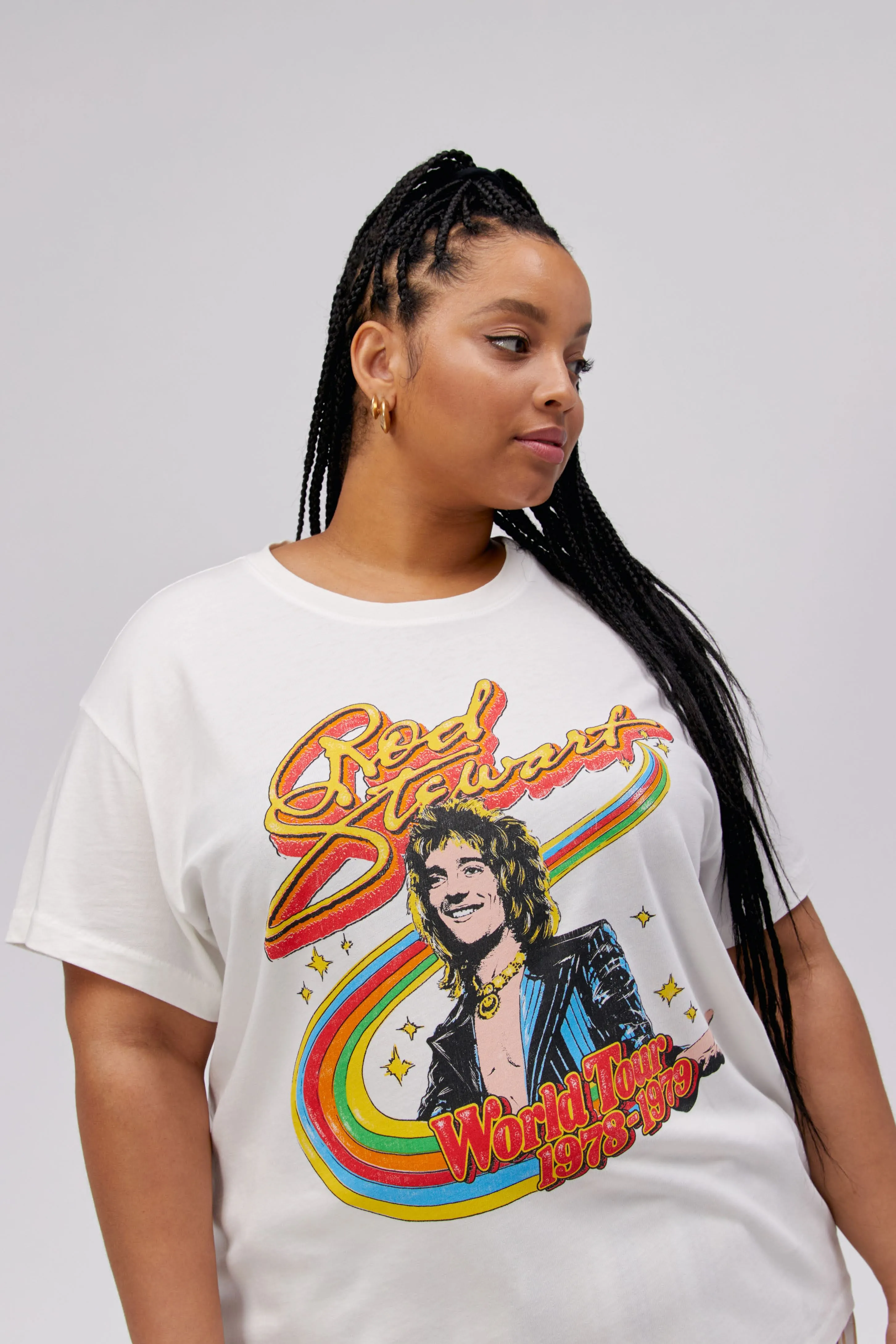 Rod Stewart Rainbow Tour Tee ES sold by Daydreamer product image thumbnail 3