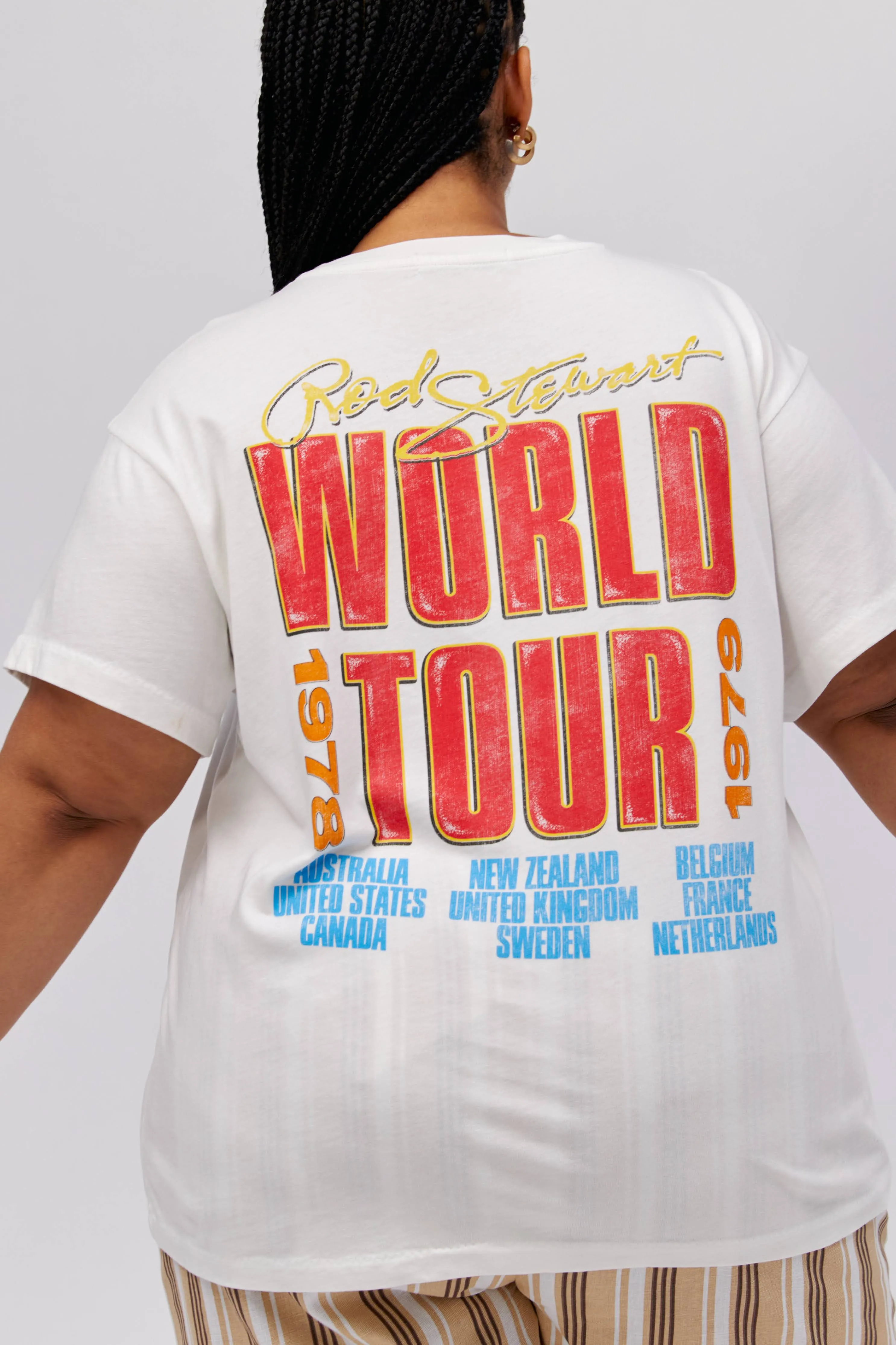 Rod Stewart Rainbow Tour Tee ES sold by Daydreamer product image thumbnail 2