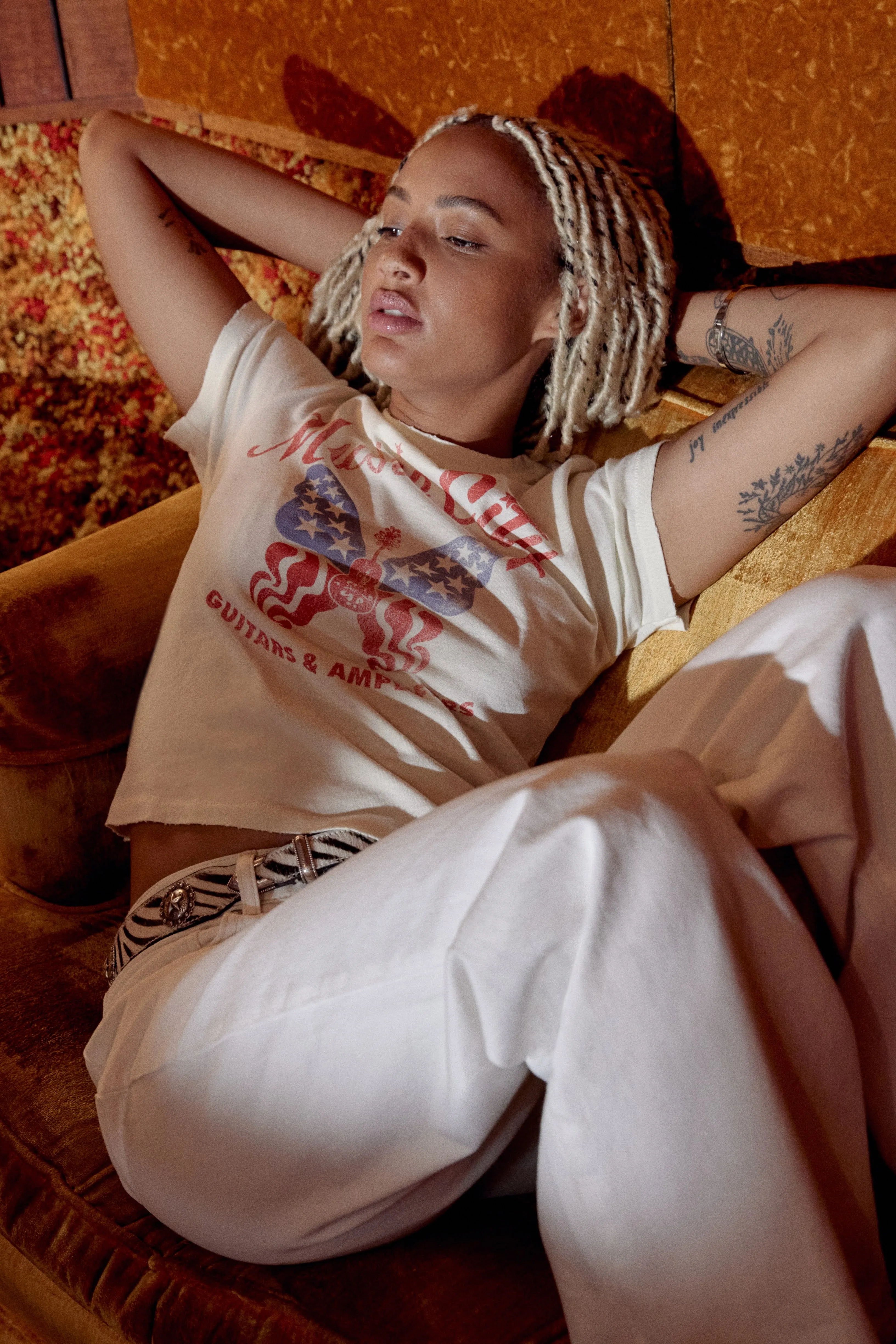 Music City Butterfly Vintage Tee sold by Daydreamer product image thumbnail 5