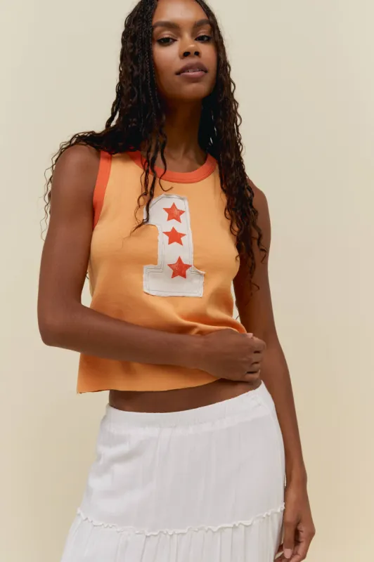 One With Three Stars Racer Tank made by Daydreamer
