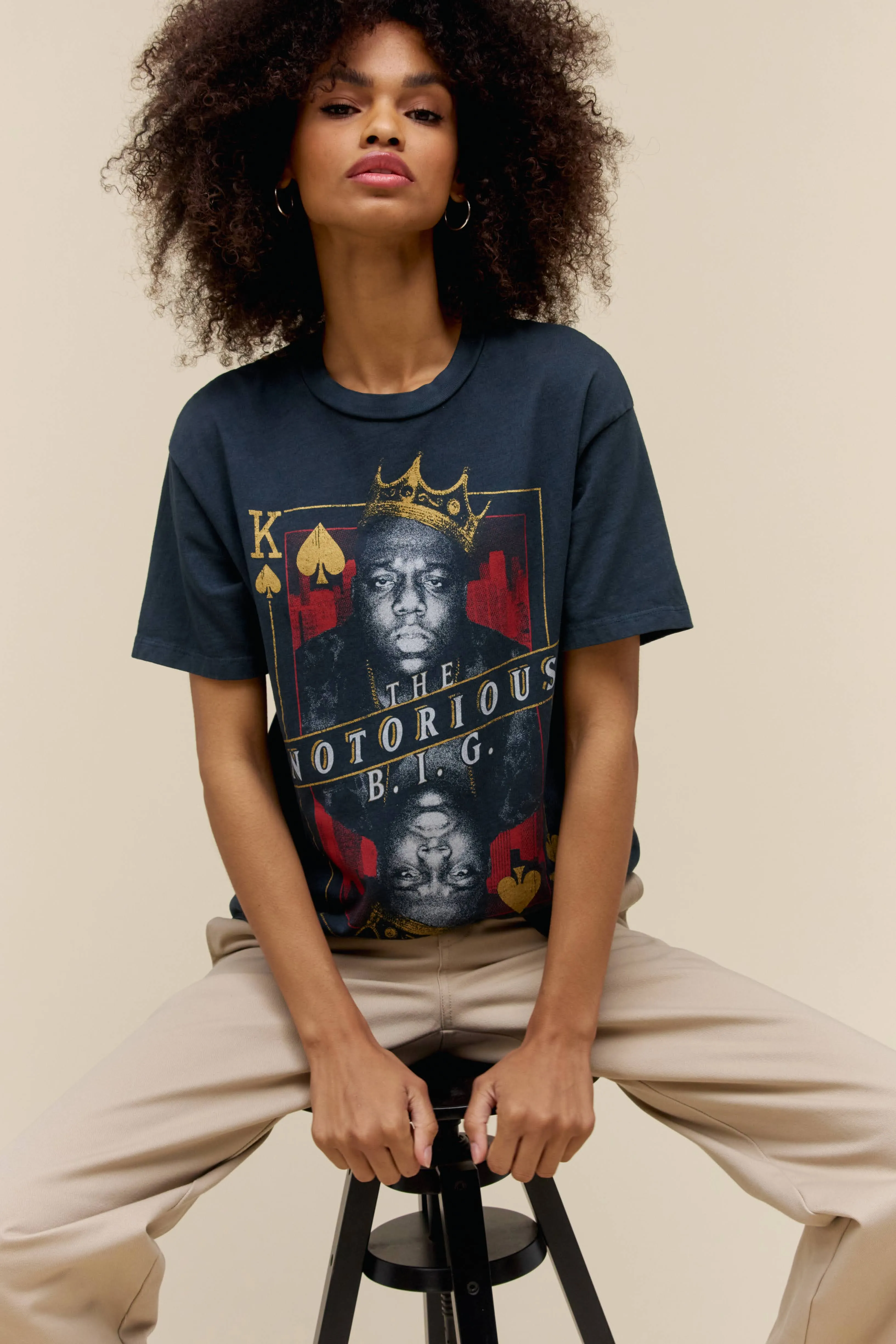 The Notorious B.I.G. King of Spades Weekend Tee sold by Daydreamer