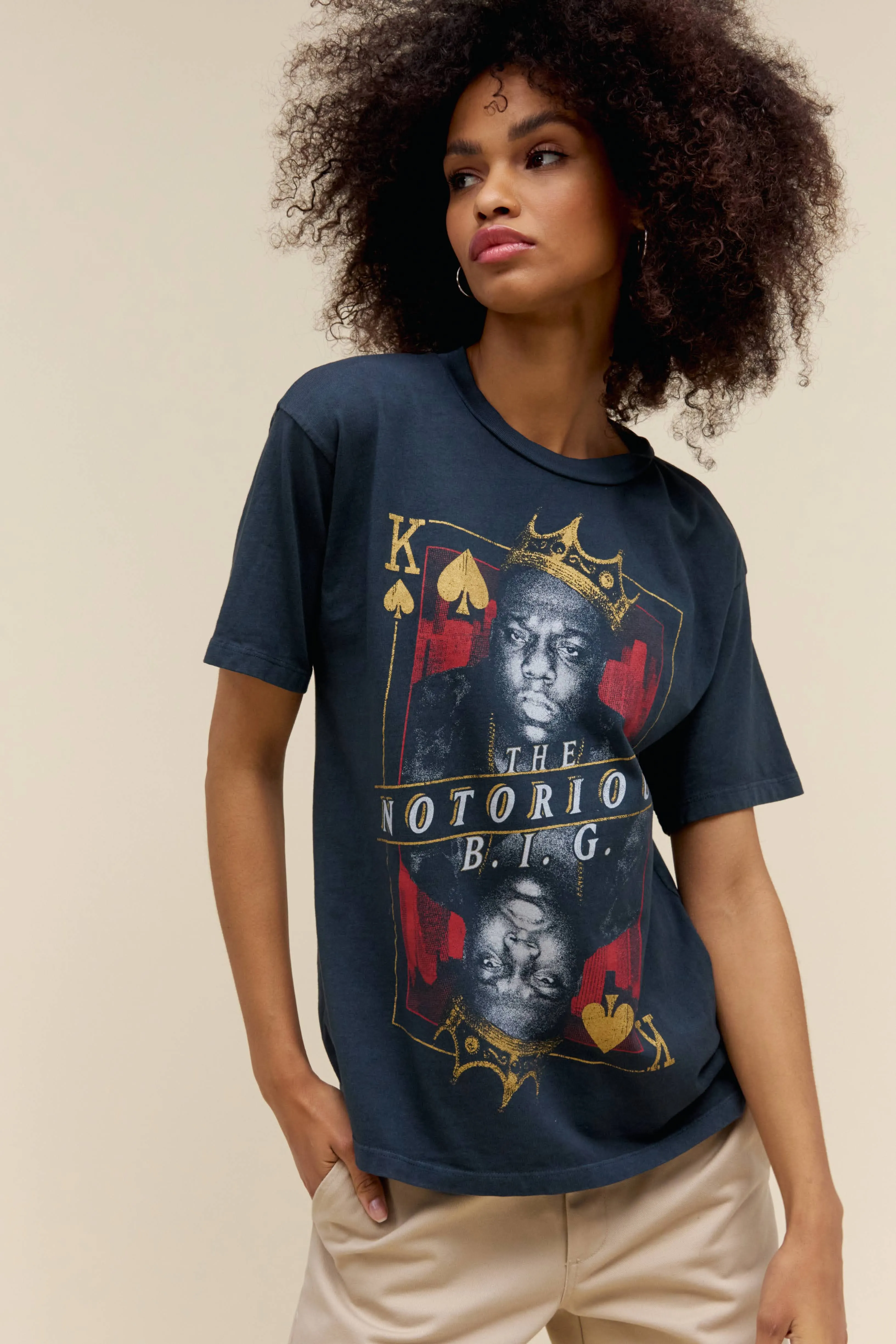 The Notorious B.I.G. King of Spades Weekend Tee sold by Daydreamer product image thumbnail 2