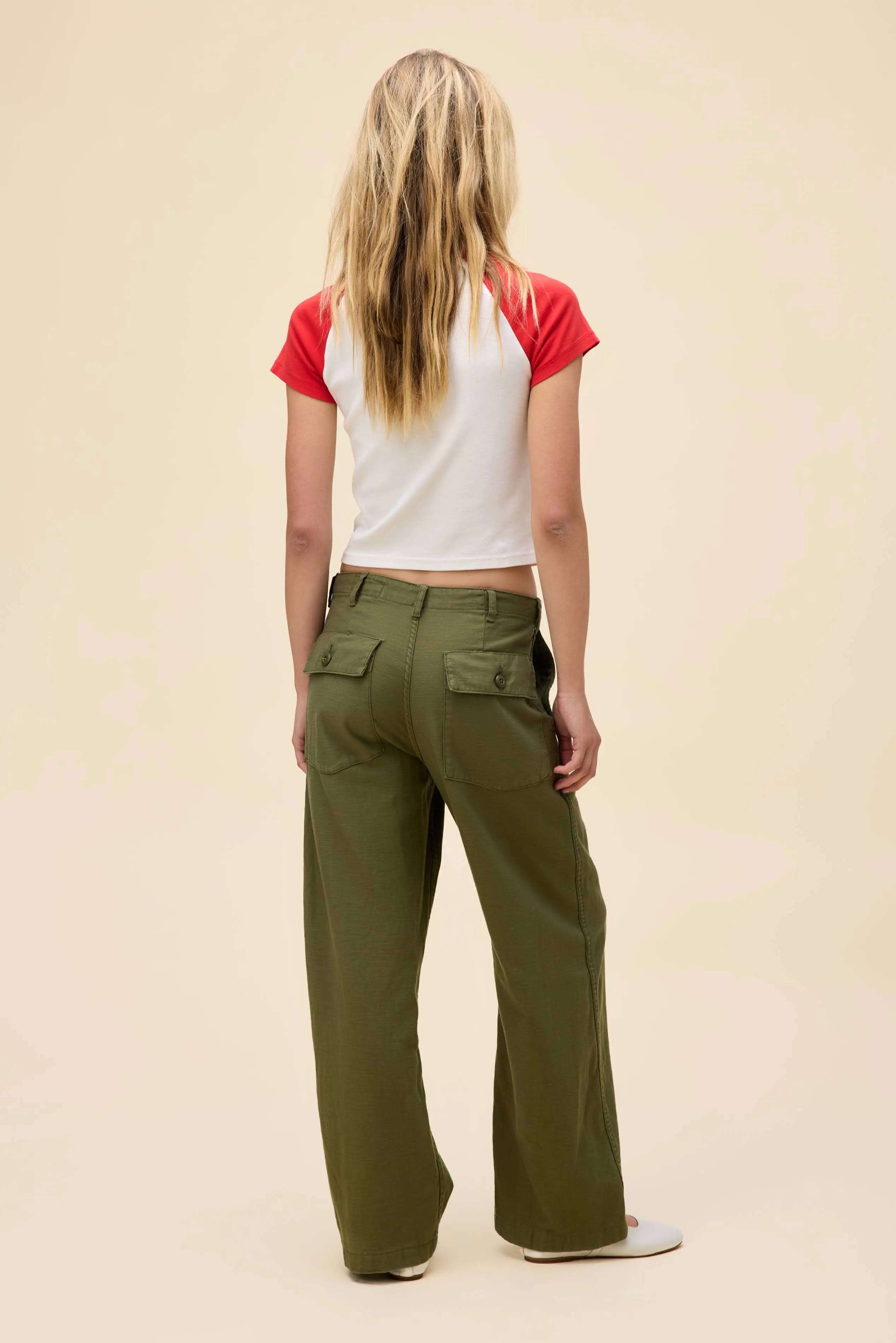 Keep Up Shrunken Raglan Tee sold by Daydreamer product image thumbnail 5