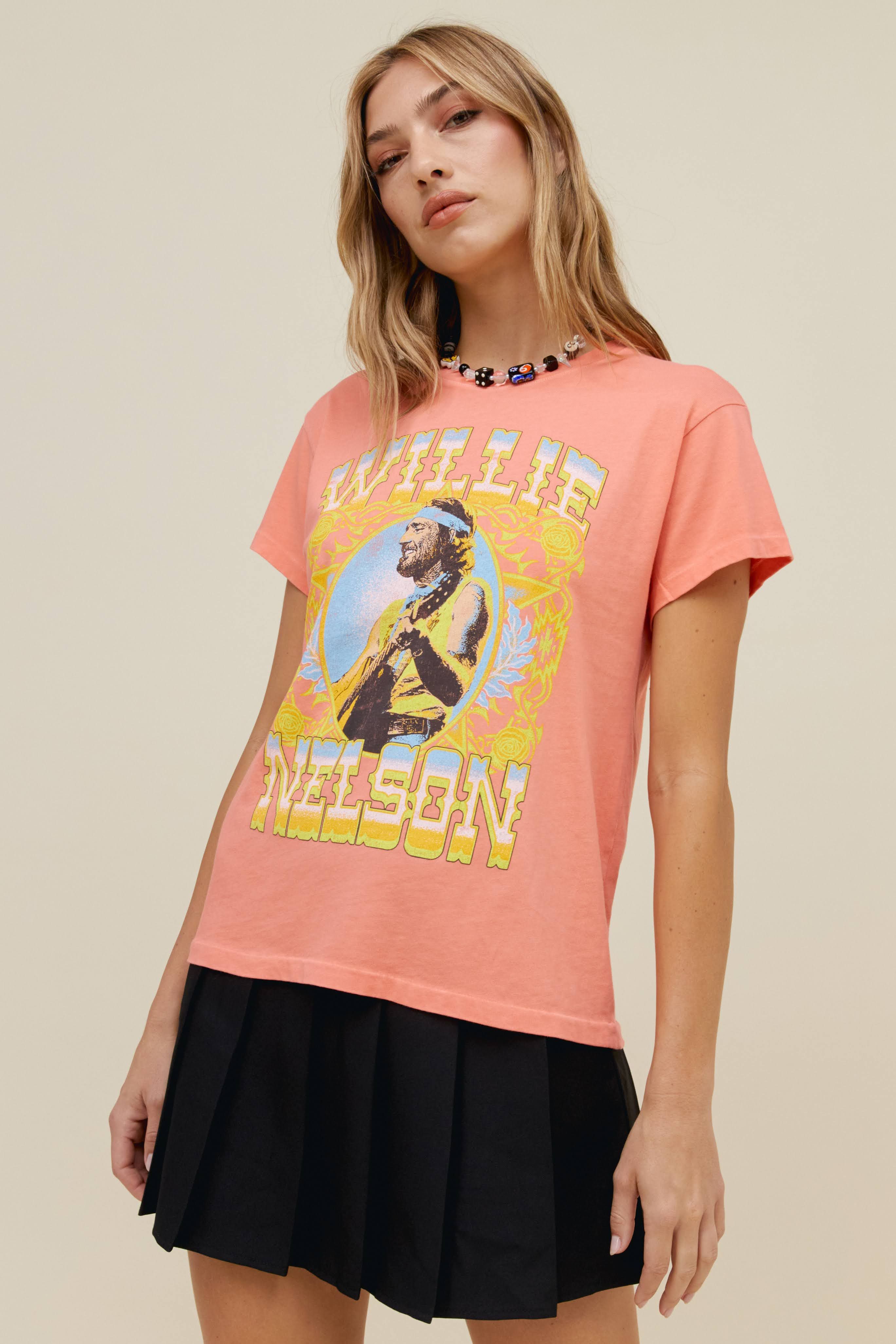 Willie Nelson Outlaw Country Tour Tee sold by Daydreamer product image thumbnail 4