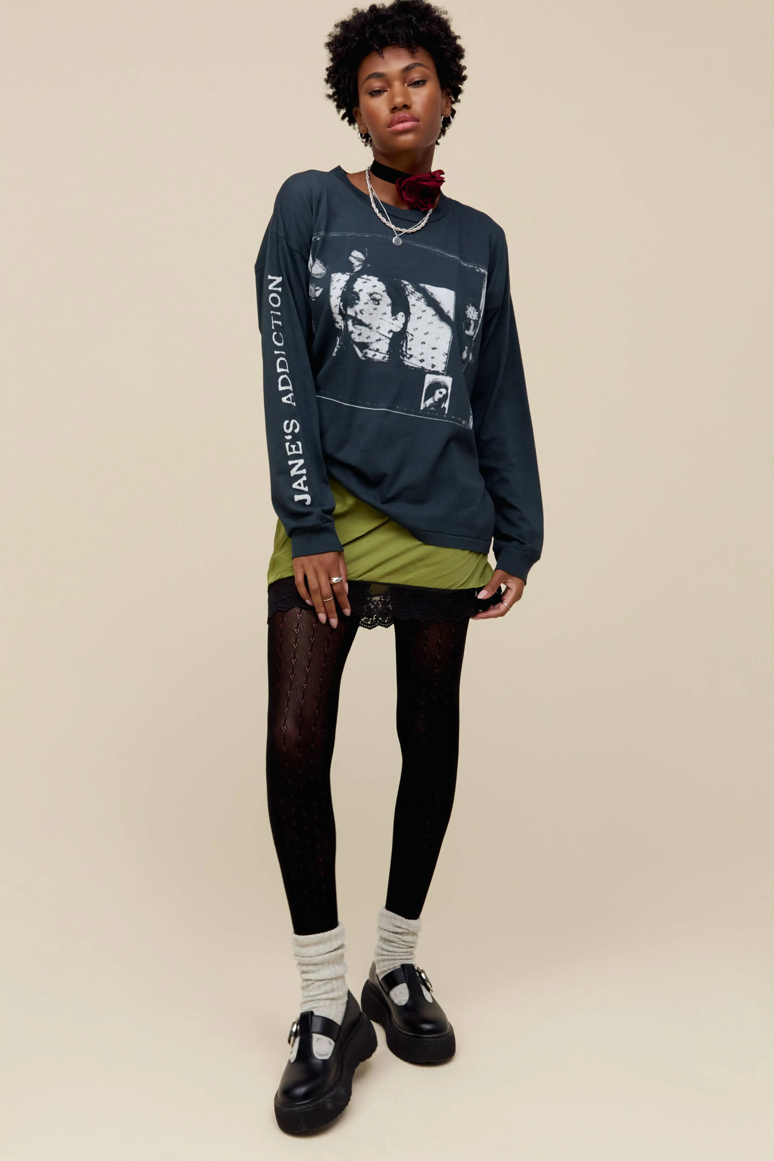 Jane's Addiction In Flames Merch Long Sleeve sold by Daydreamer