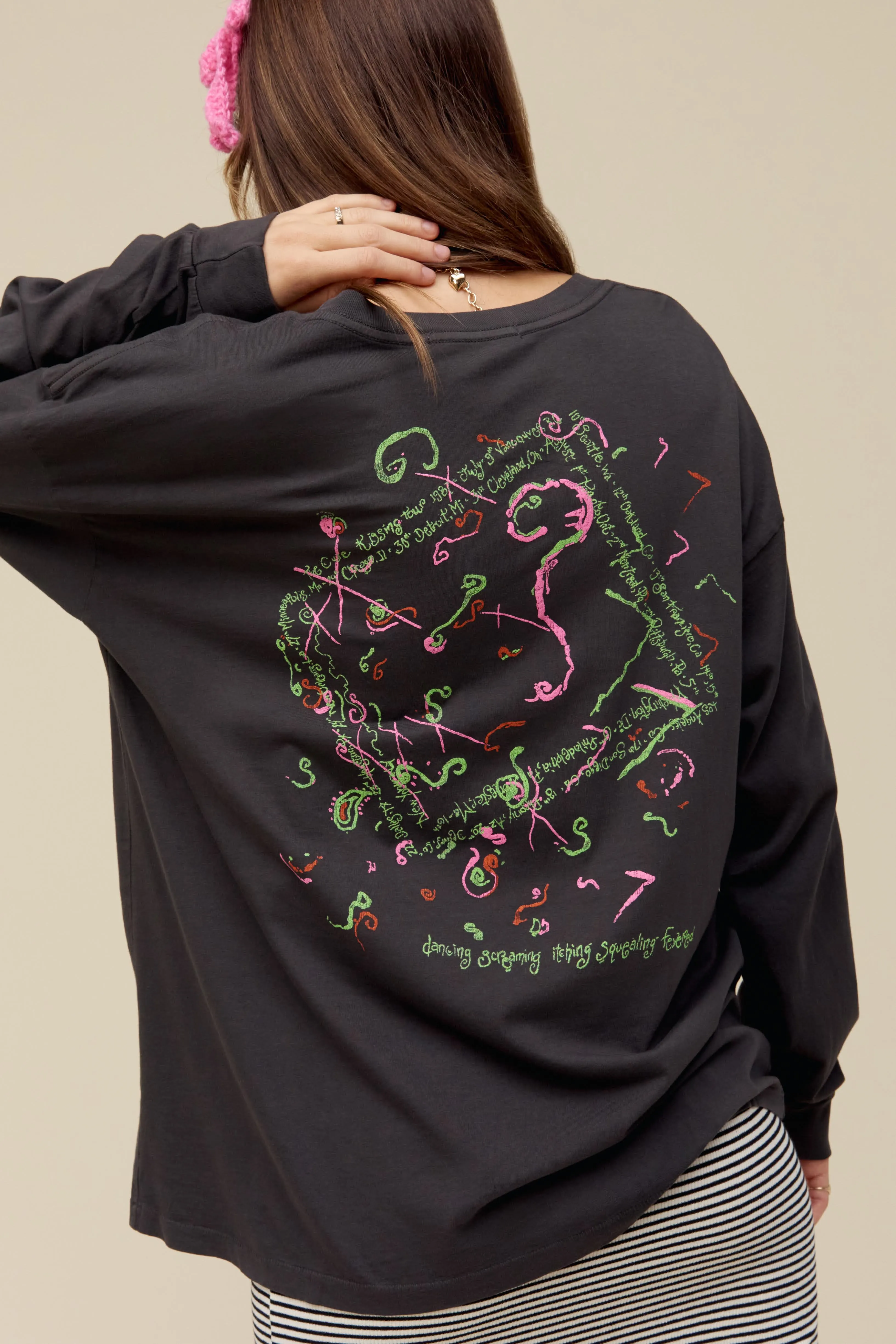 The Cure Kiss Me Long Sleeve Merch sold by Daydreamer product image thumbnail 2