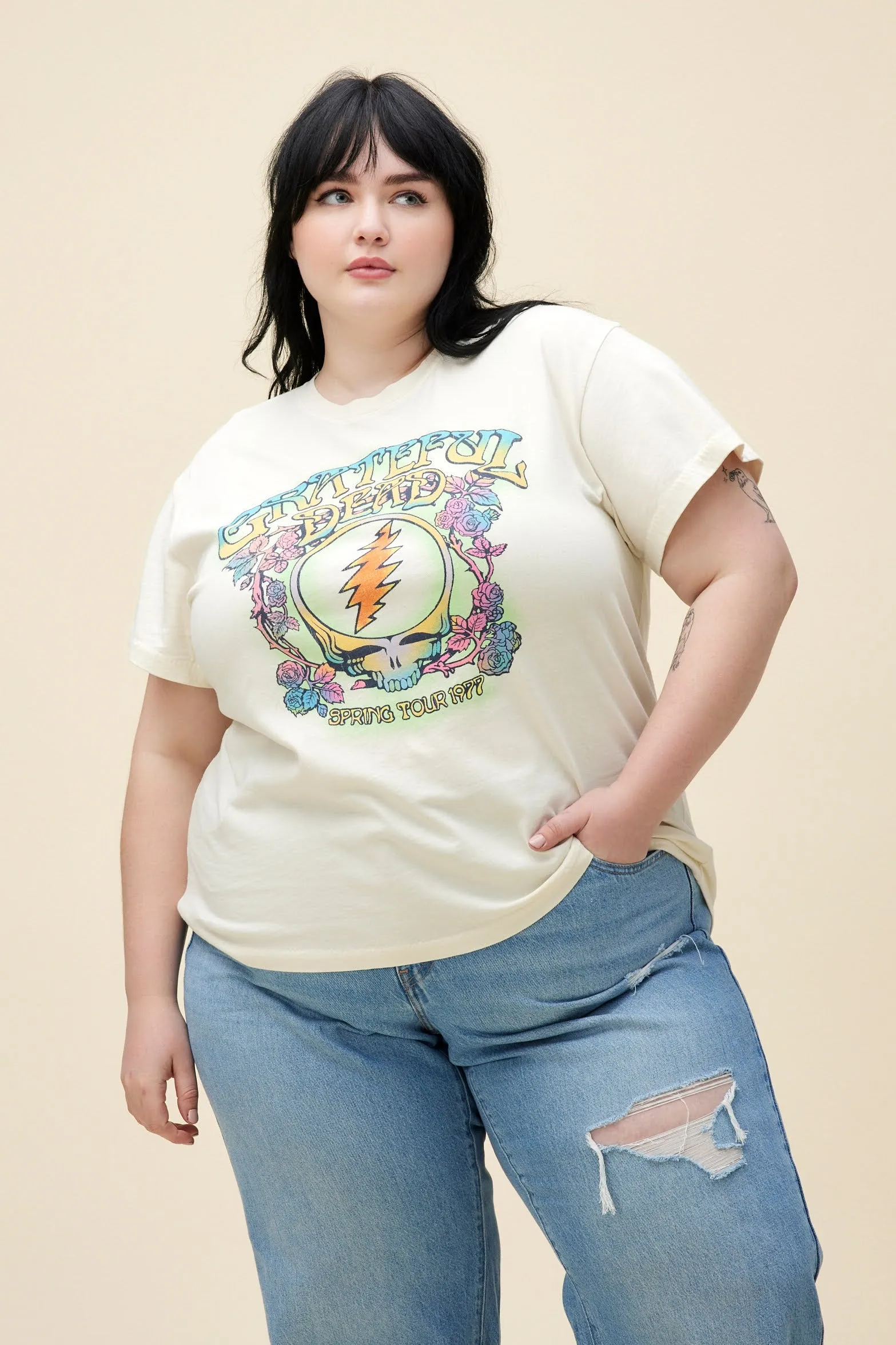 Grateful Dead Spring Tour 1977 Tour Tee ES sold by Daydreamer product image thumbnail 3