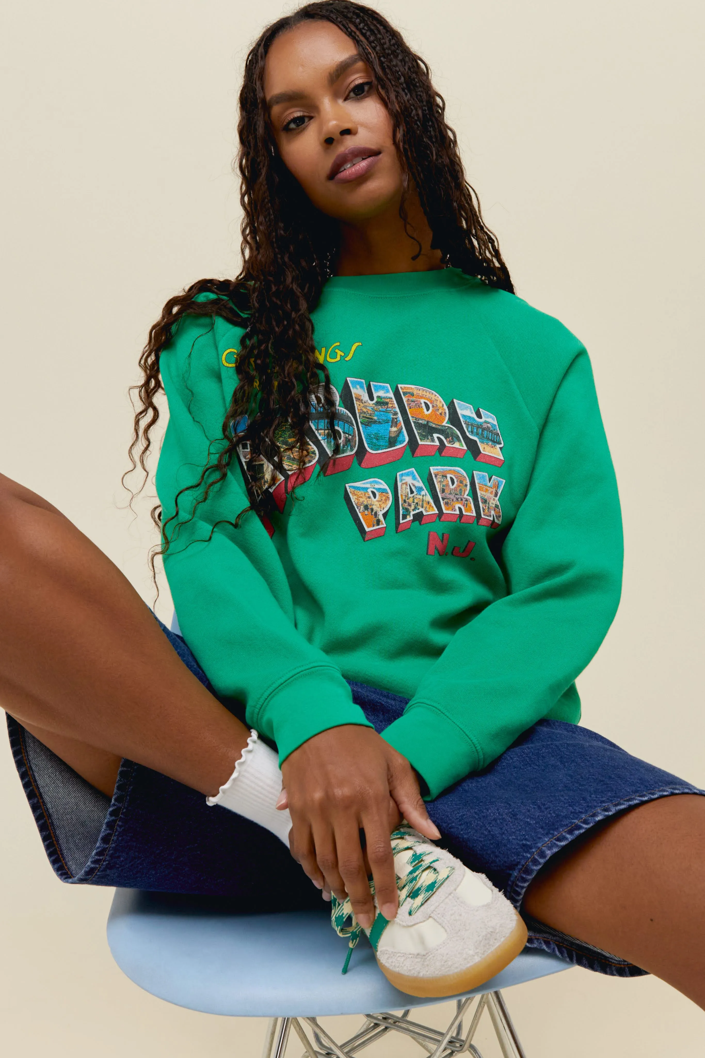 Bruce Springsteen Asbury Park Vintage Sweatshirt sold by Daydreamer product image thumbnail 2