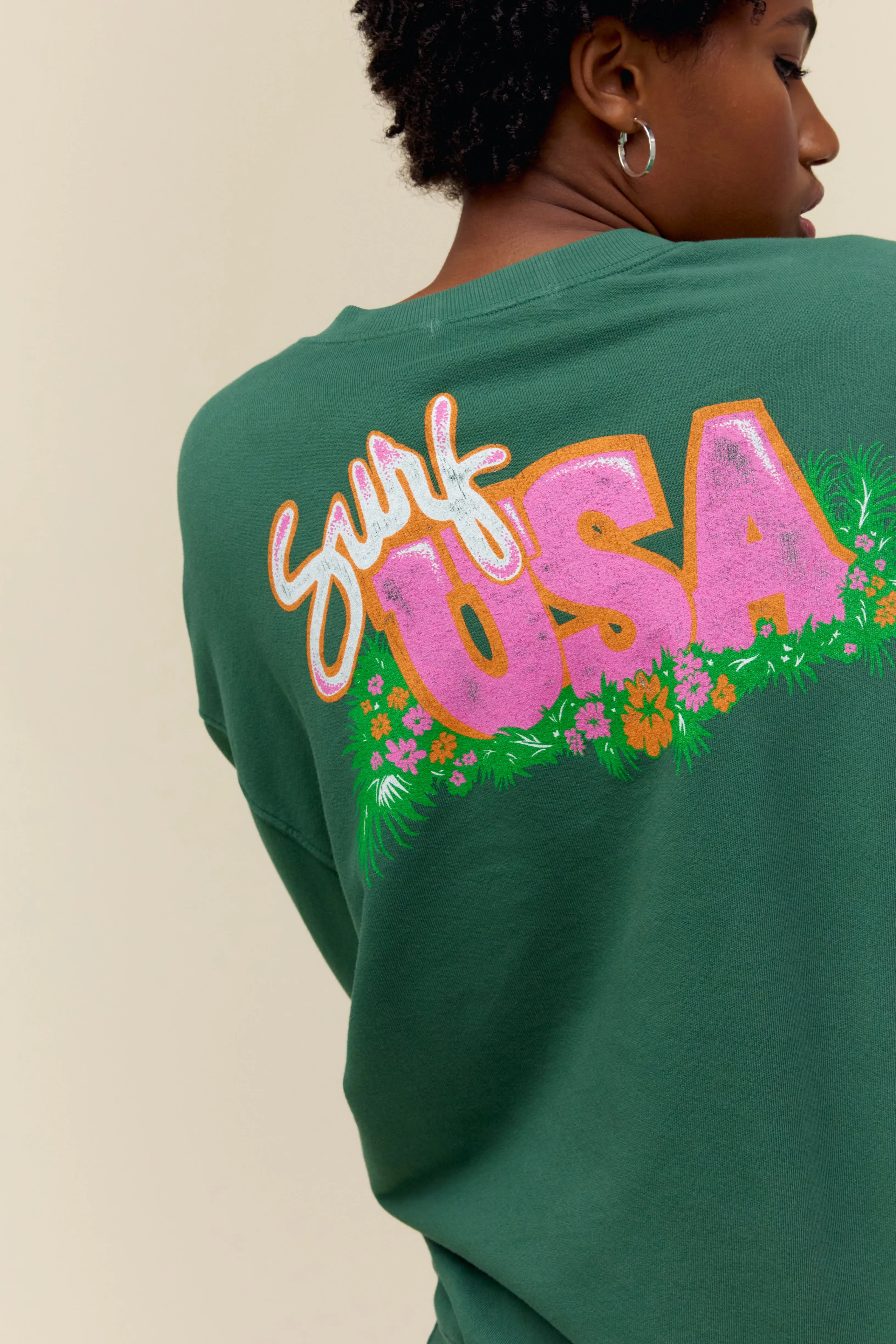 The Beach Boys Surf USA Oversized Crew sold by Daydreamer product image thumbnail 2