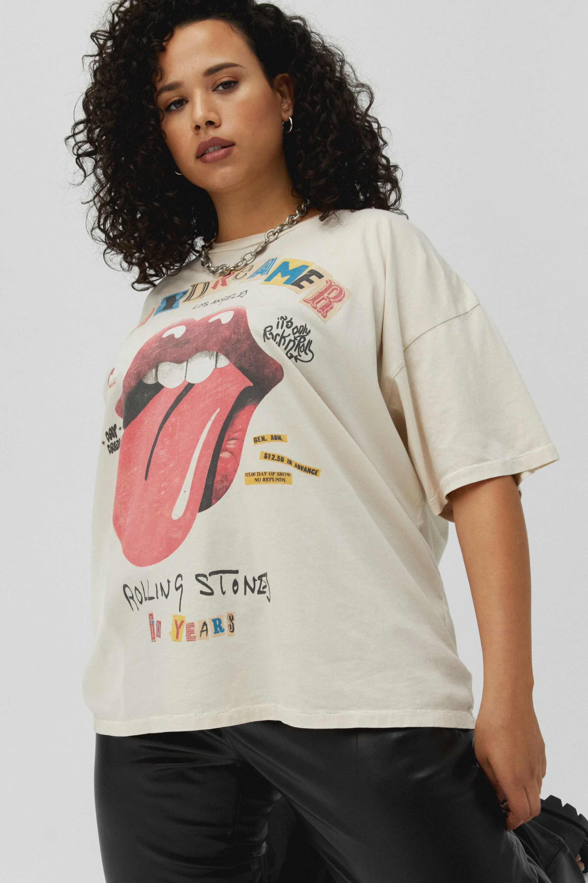 Rolling Stones X Daydreamer Merch Tee ES sold by Daydreamer product image thumbnail 3