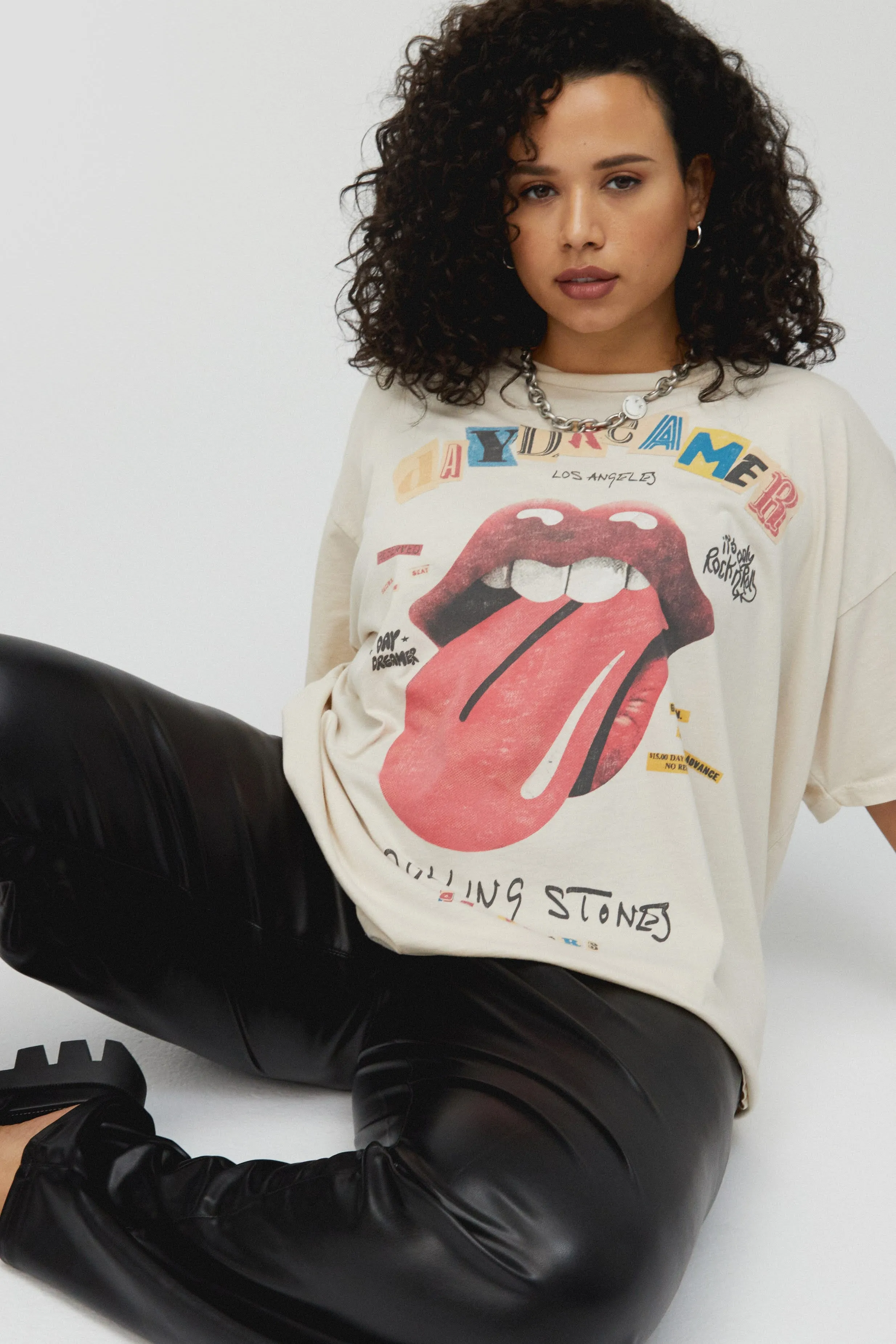 Rolling Stones X Daydreamer Merch Tee ES sold by Daydreamer product image thumbnail 4