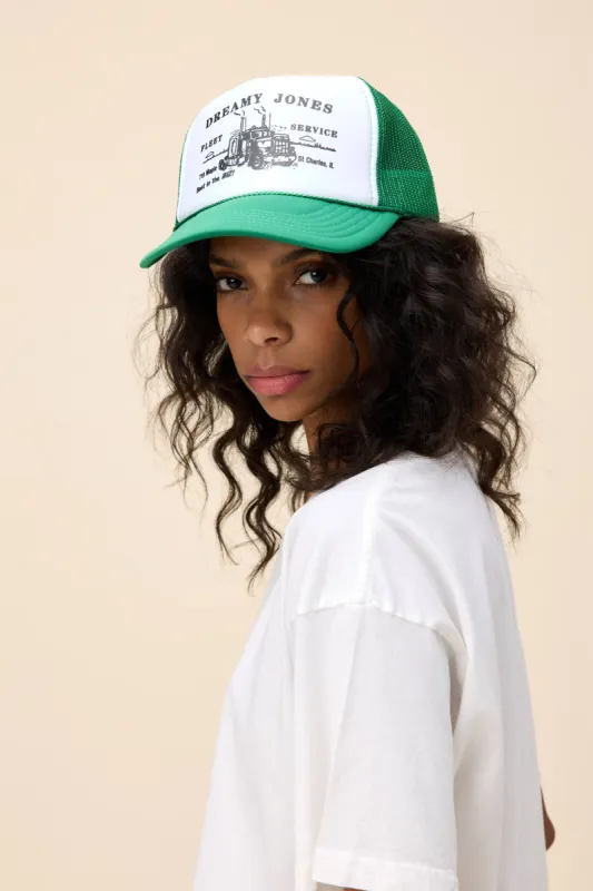 Dreamy Jones Fleet Service Trucker Hat sold by Daydreamer