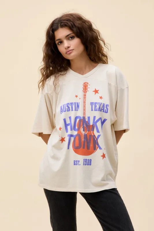 Austin Honky Tonk Oversized Jersey Tee sold by Daydreamer
