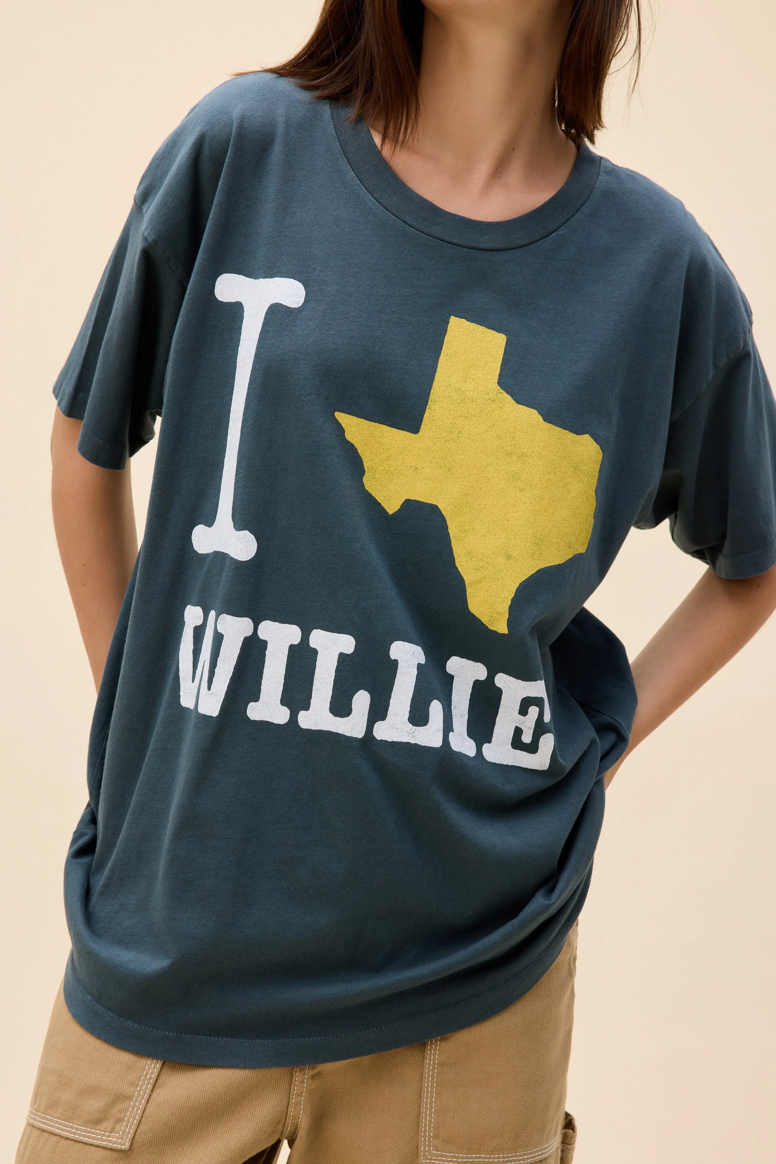 Willie Nelson I Heart Willie Merch Tee sold by Daydreamer product image thumbnail 2