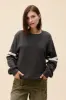 Solid Varsity Sweatshirt sold by Daydreamer