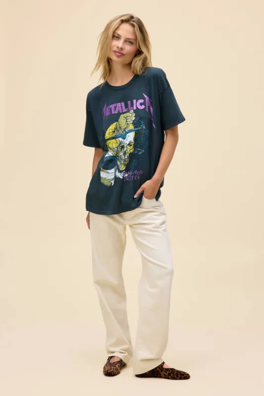 Metallica Damaged Justice Merch Tee sold by Daydreamer