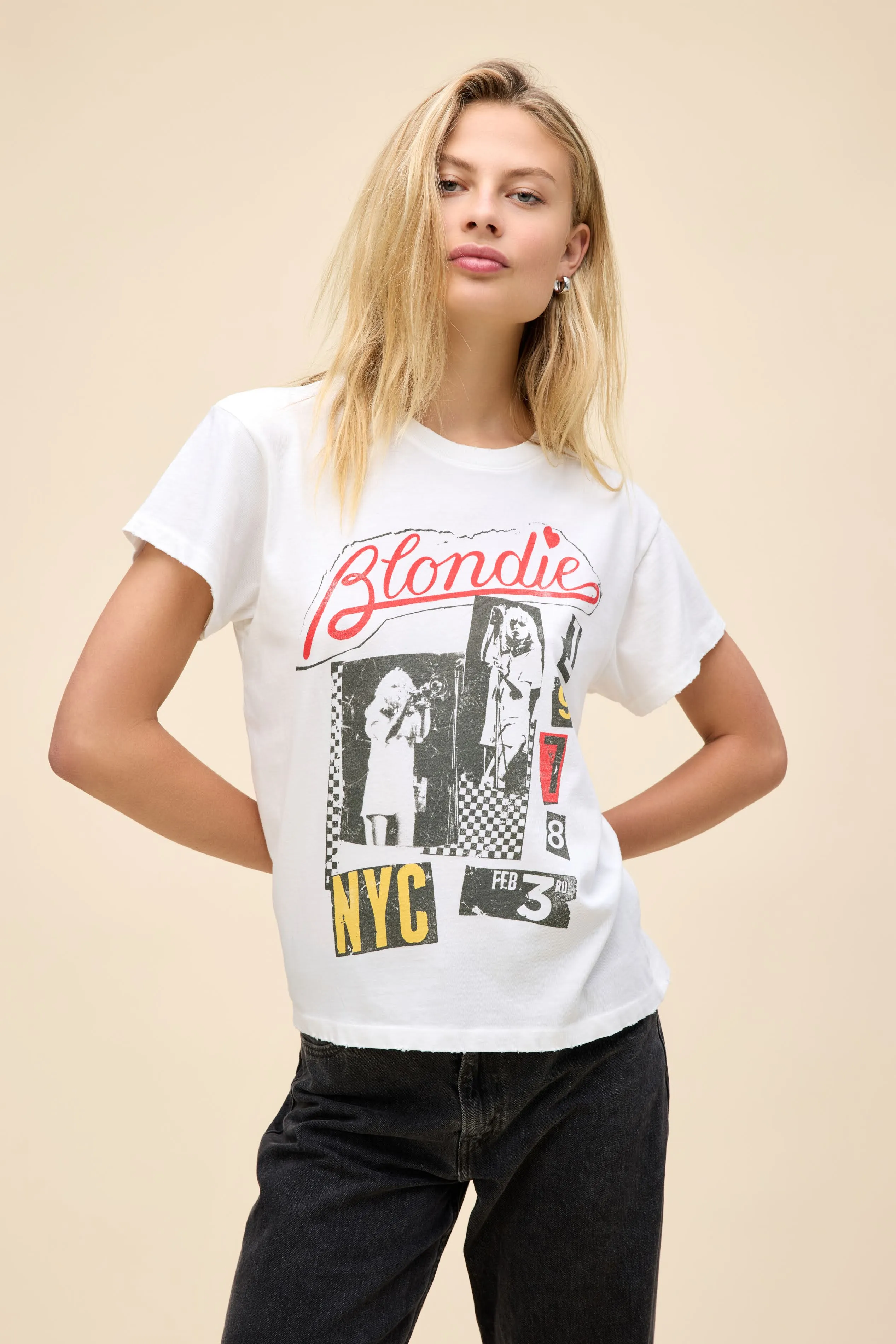 Blondie Valentine Collage Tour Tee sold by Daydreamer product image thumbnail 4