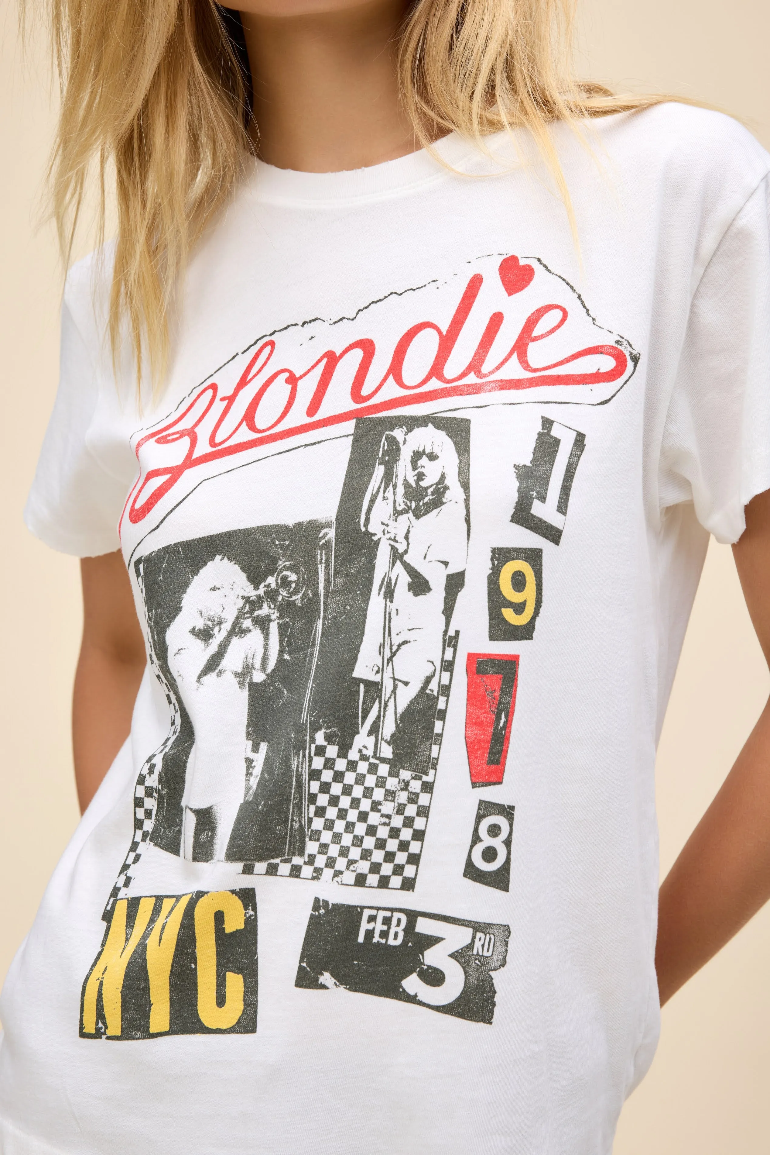 Blondie Valentine Collage Tour Tee sold by Daydreamer product image thumbnail 2