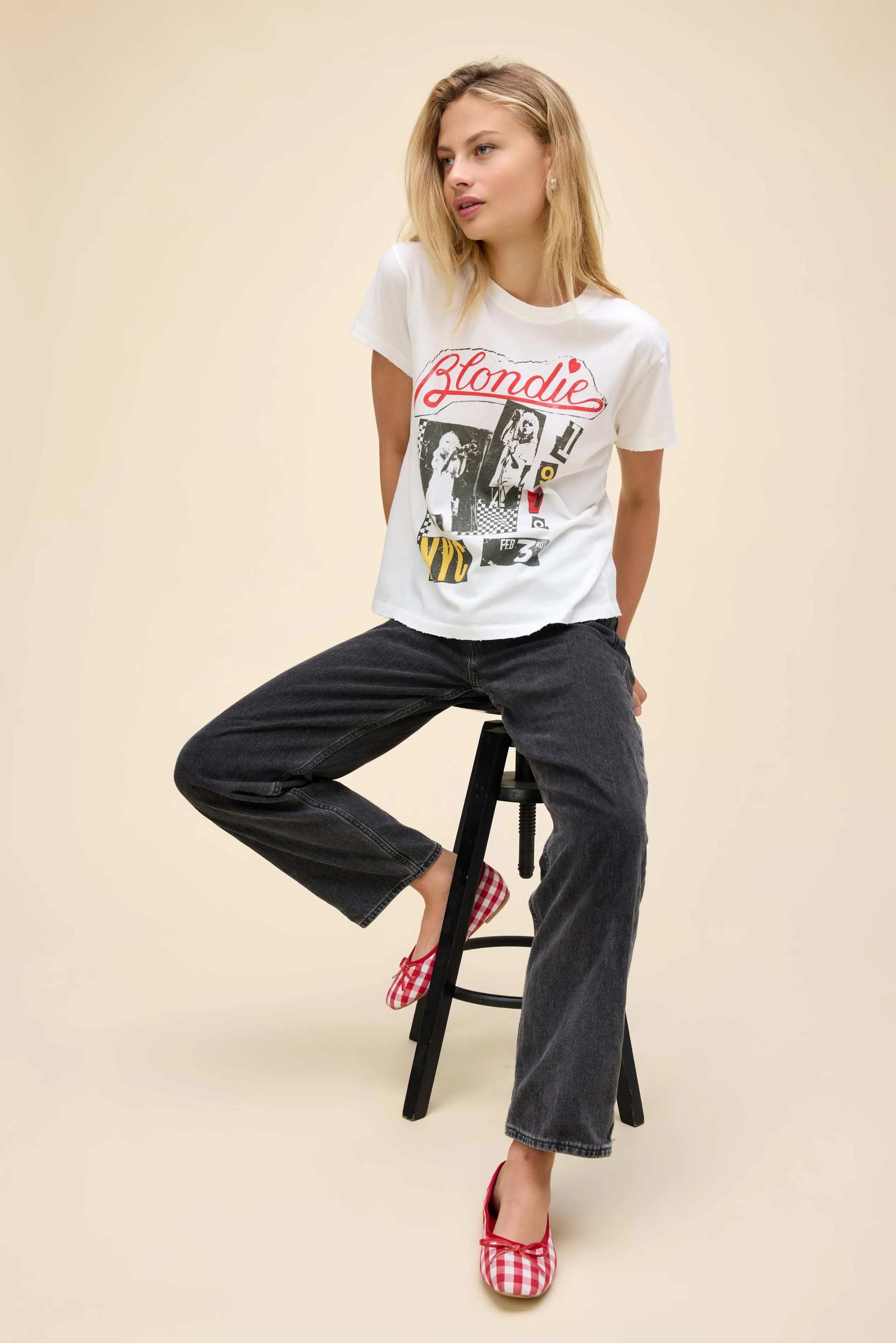 Blondie Valentine Collage Tour Tee sold by Daydreamer product image thumbnail 3