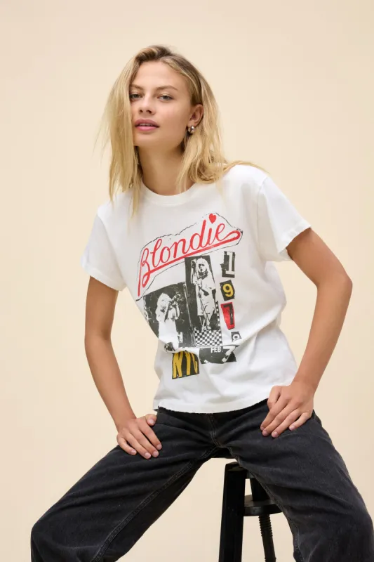 Blondie Valentine Collage Tour Tee sold by Daydreamer