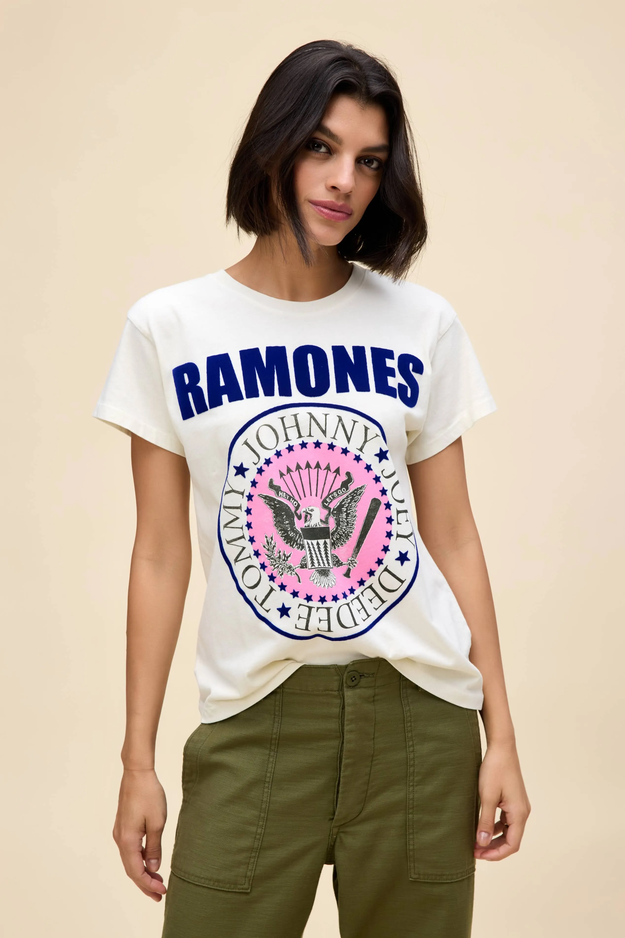 Ramones Classic Seal Tour Tee sold by Daydreamer product image thumbnail 4