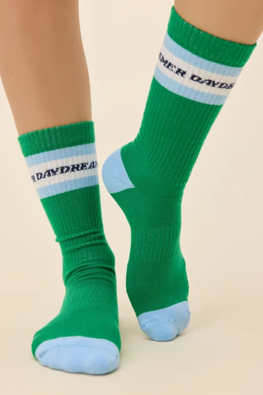 Daydreamer Stripe Logo Socks sold by Daydreamer