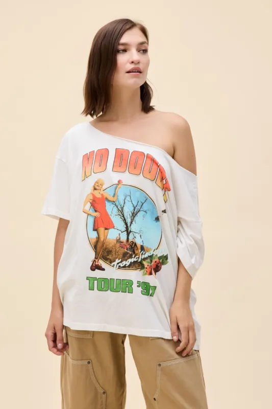 No Doubt Tour '97 Off-The-Shoulder Merch Tee sold by Daydreamer