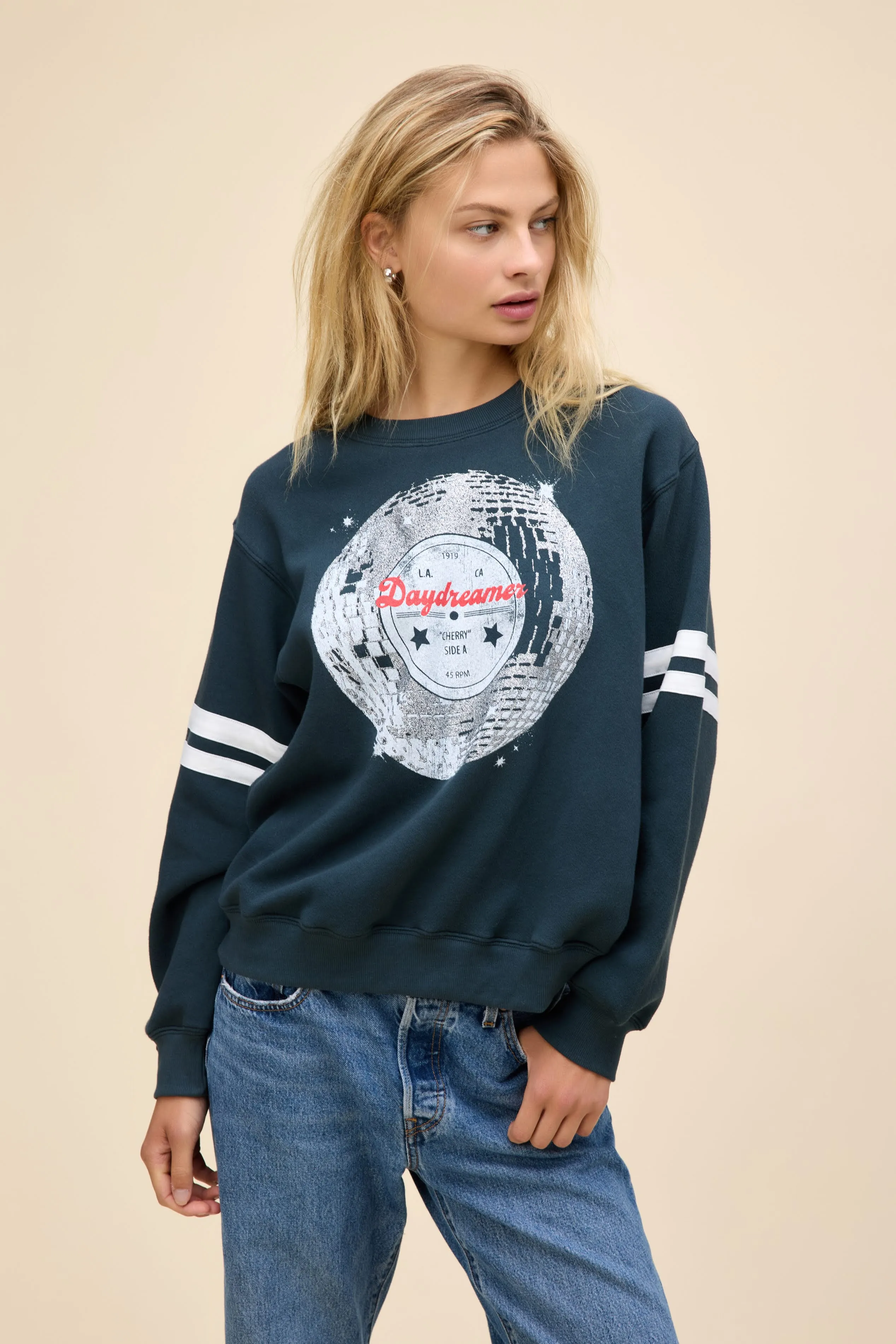 Daydreamer Disco Ball Varsity Sweatshirt sold by Daydreamer