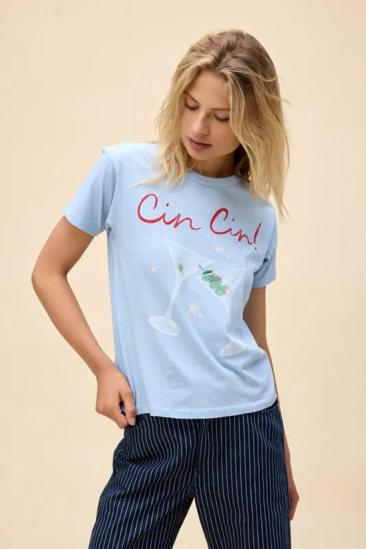 Cin Cin! Ringer Tee sold by Daydreamer