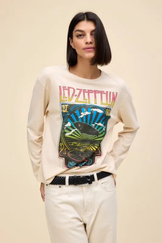 Led Zeppelin Reflection Crew Long Sleeve sold by Daydreamer