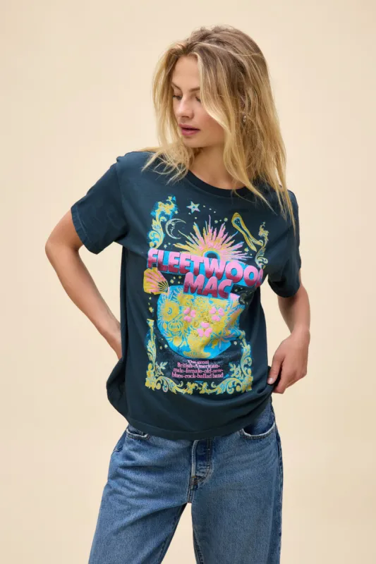 Fleetwood Mac Celestial Bouquet Boyfriend Tee sold by Daydreamer