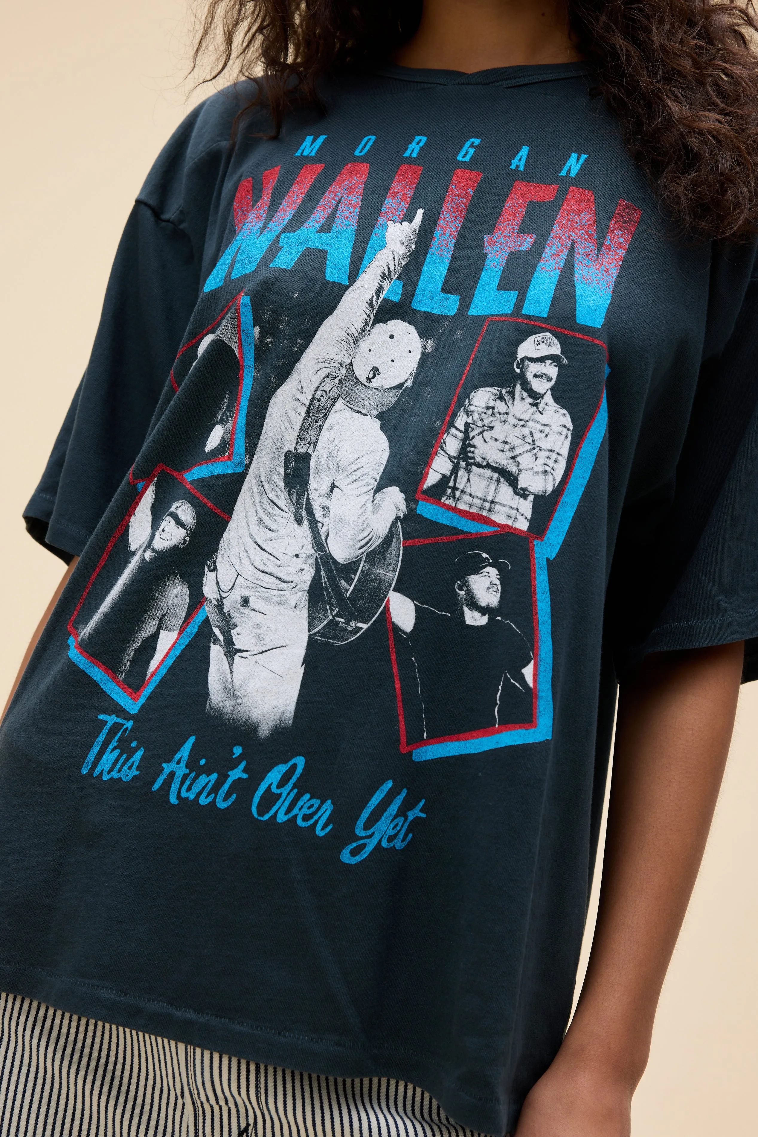 Morgan Wallen This Ain't Over Yet Oversized Jersey Tee sold by Daydreamer product image thumbnail 2